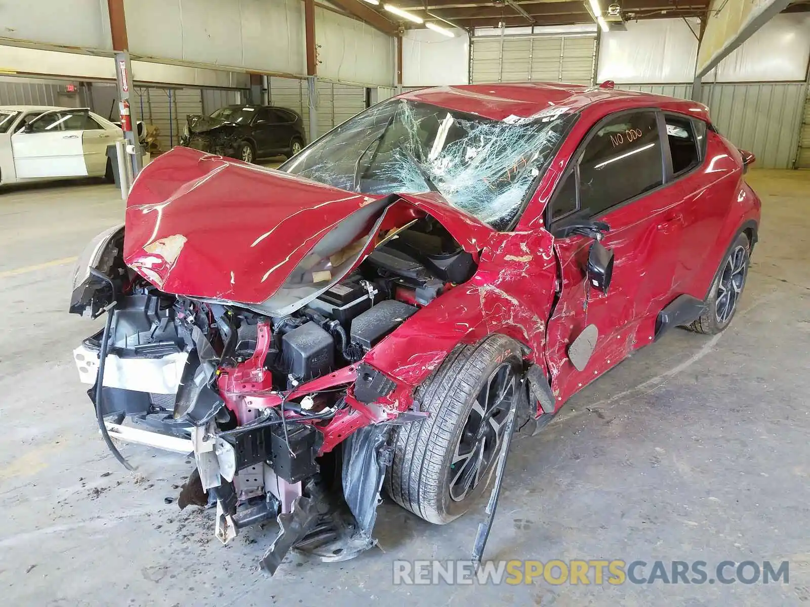 2 Фотография поврежденного автомобиля JTNKHMBX9L1084414 TOYOTA C-HR 2020