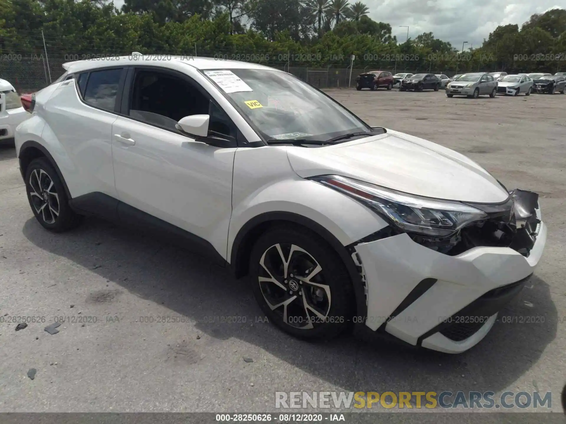 1 Photograph of a damaged car JTNKHMBX9L1088060 TOYOTA C-HR 2020