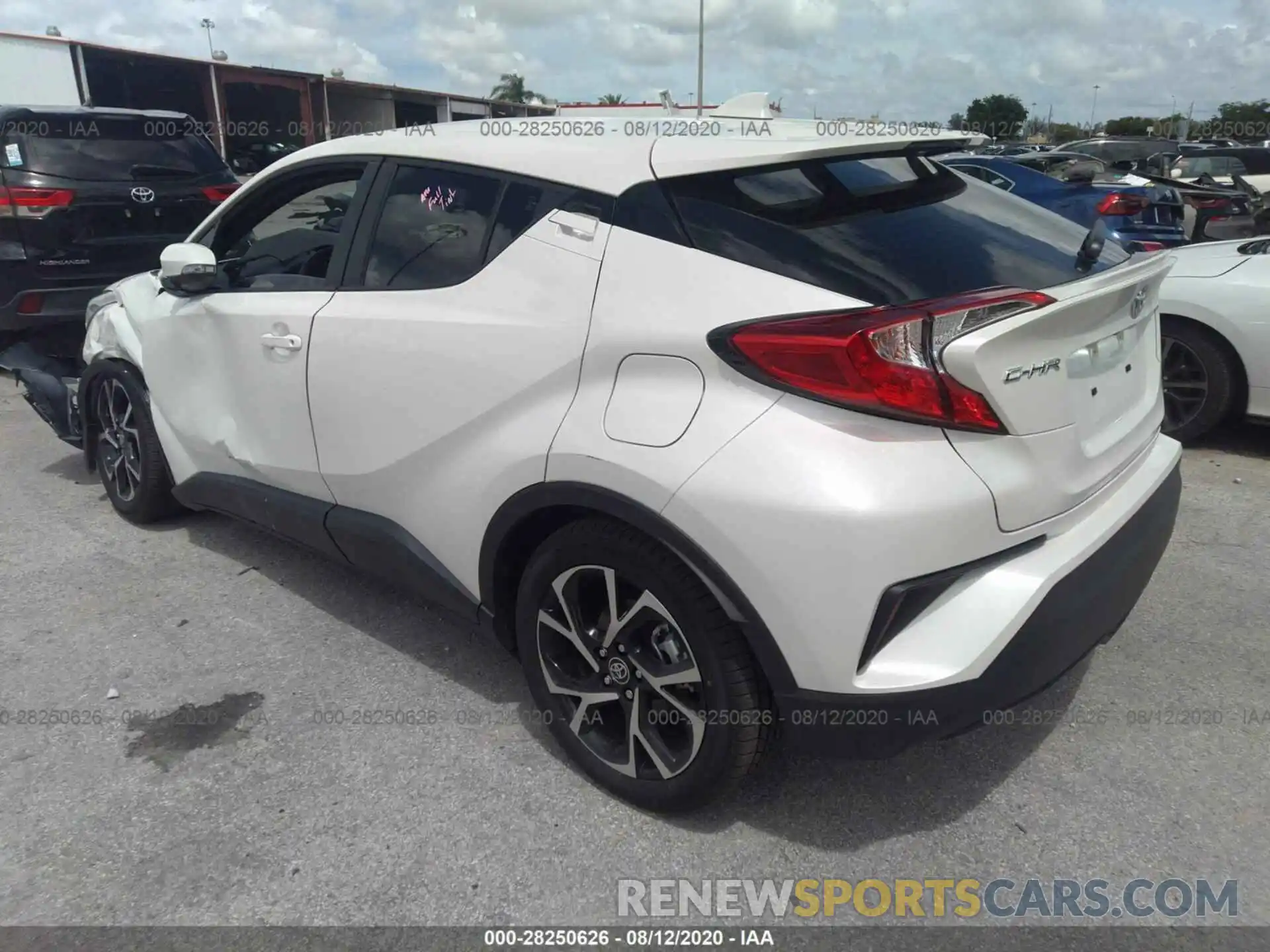 3 Photograph of a damaged car JTNKHMBX9L1088060 TOYOTA C-HR 2020