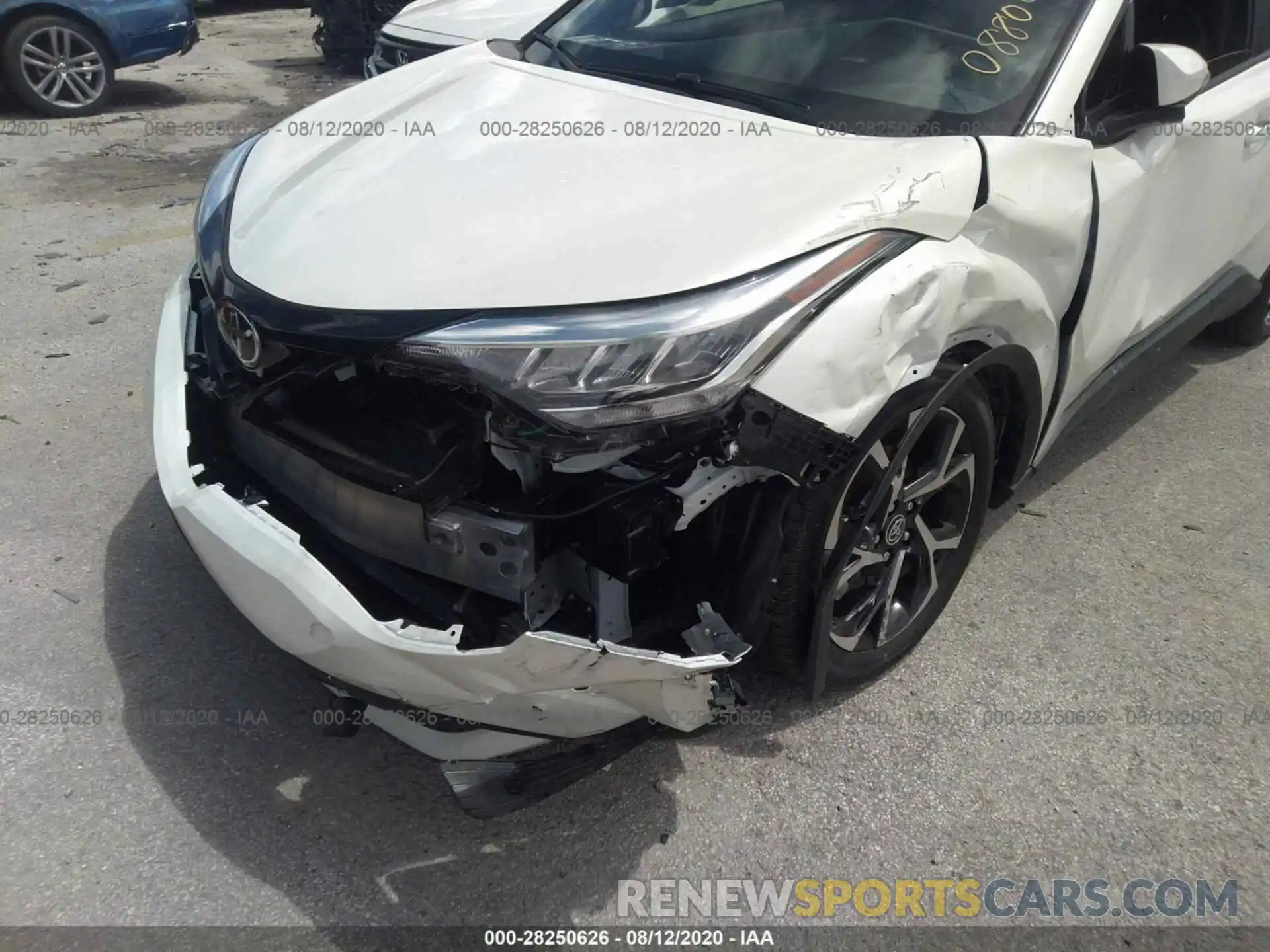 6 Photograph of a damaged car JTNKHMBX9L1088060 TOYOTA C-HR 2020