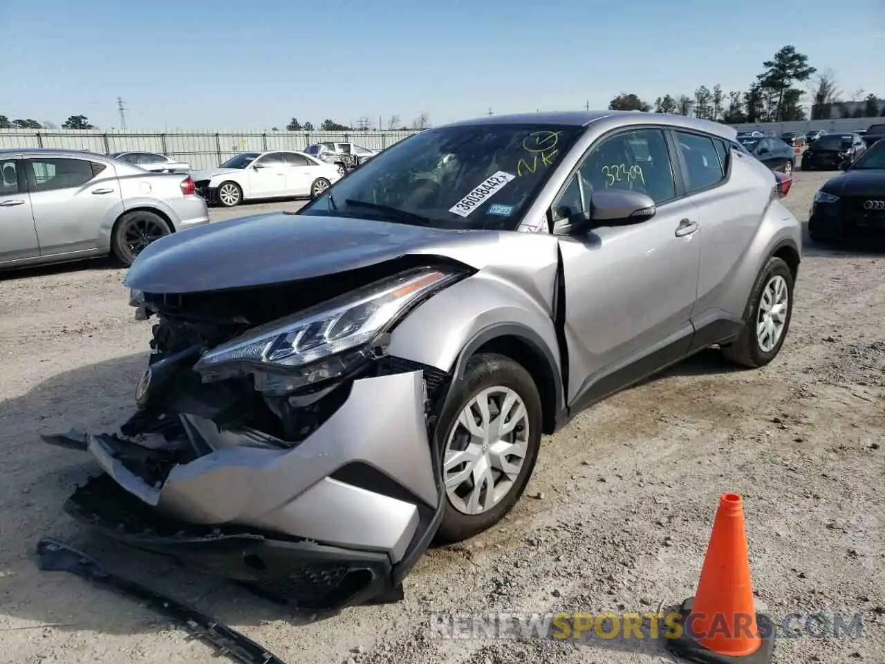 2 Photograph of a damaged car JTNKHMBX9L1088236 TOYOTA C-HR 2020