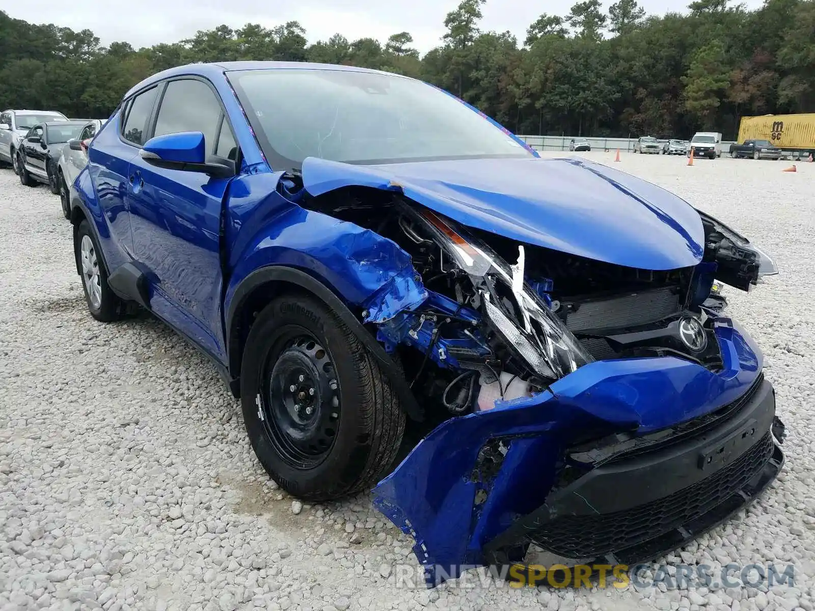 1 Photograph of a damaged car JTNKHMBX9L1089905 TOYOTA C-HR 2020