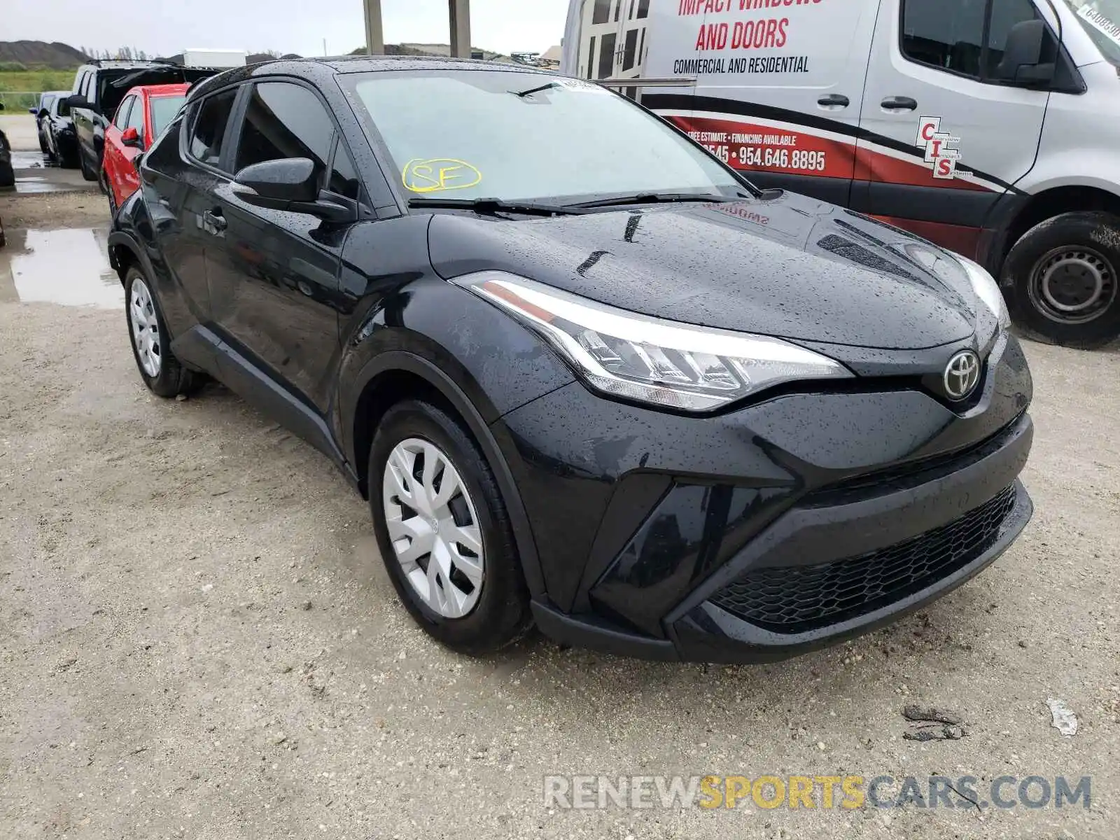 1 Photograph of a damaged car JTNKHMBX9L1090018 TOYOTA C-HR 2020