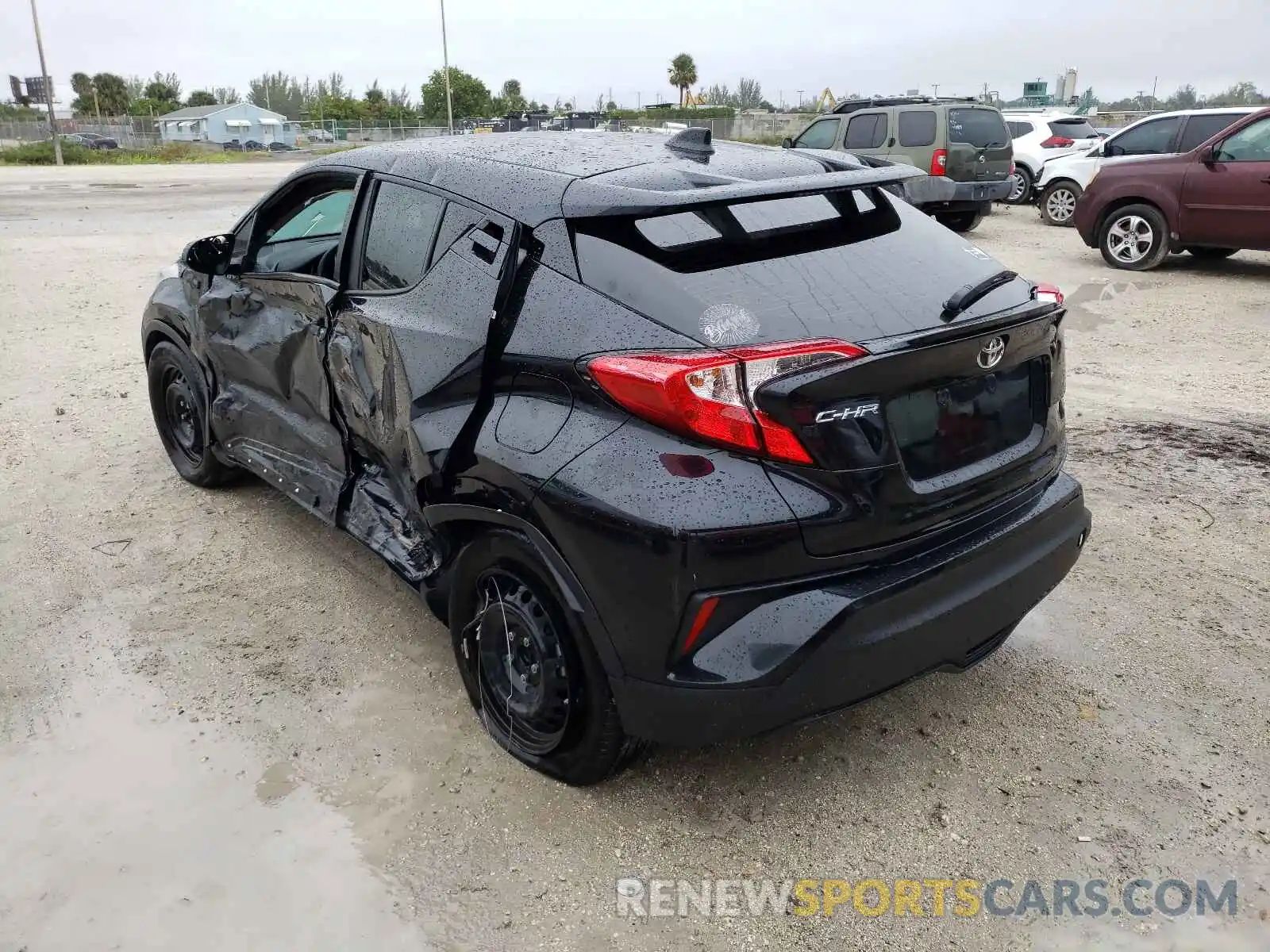 3 Photograph of a damaged car JTNKHMBX9L1090018 TOYOTA C-HR 2020