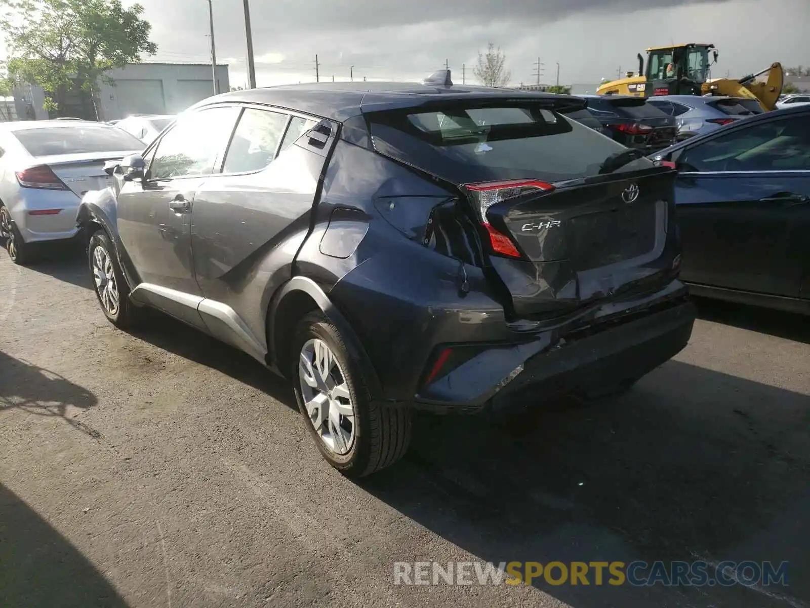 3 Photograph of a damaged car JTNKHMBX9L1090231 TOYOTA C-HR 2020