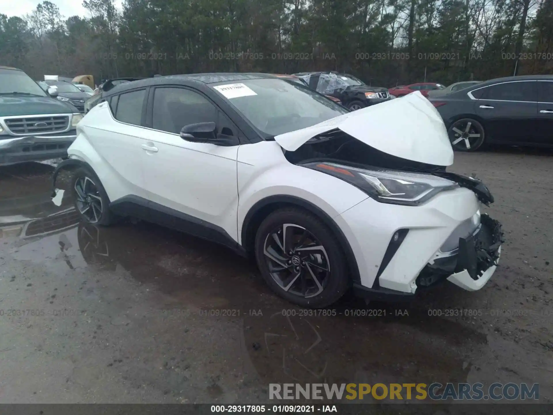 1 Photograph of a damaged car JTNKHMBX9L1093274 TOYOTA C-HR 2020