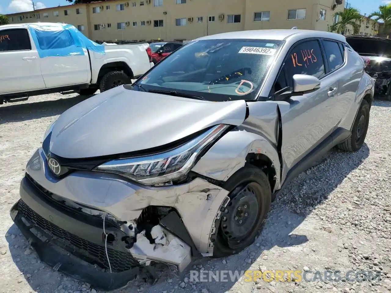 2 Фотография поврежденного автомобиля JTNKHMBX9L1094084 TOYOTA C-HR 2020