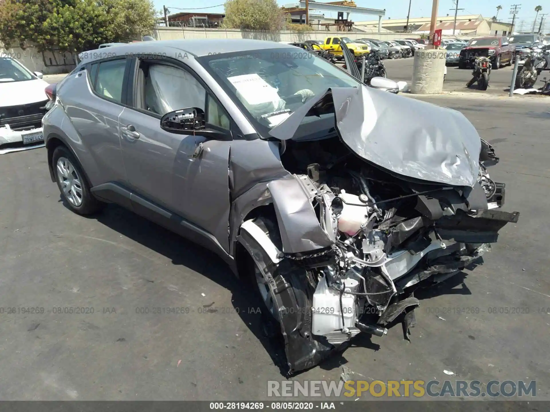 1 Photograph of a damaged car JTNKHMBXXL1063393 TOYOTA C-HR 2020