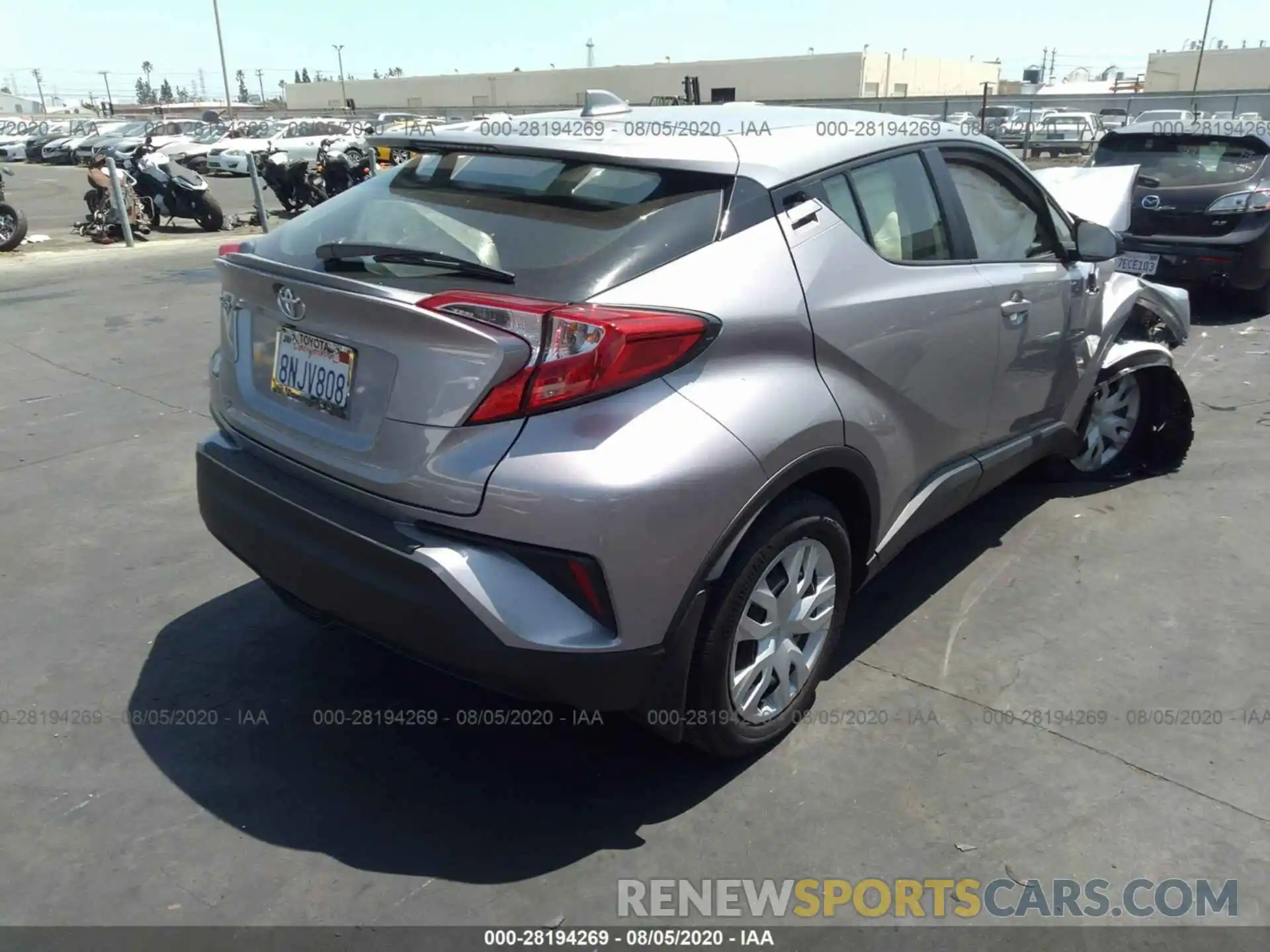 4 Photograph of a damaged car JTNKHMBXXL1063393 TOYOTA C-HR 2020