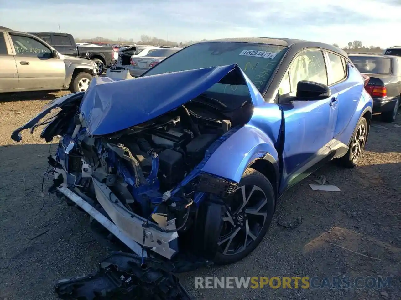 2 Photograph of a damaged car JTNKHMBXXL1063877 TOYOTA C-HR 2020