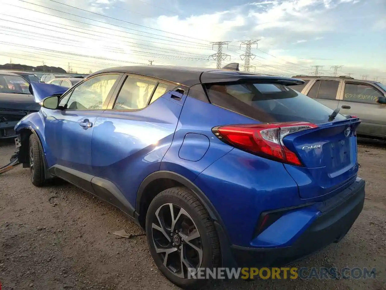 3 Photograph of a damaged car JTNKHMBXXL1063877 TOYOTA C-HR 2020