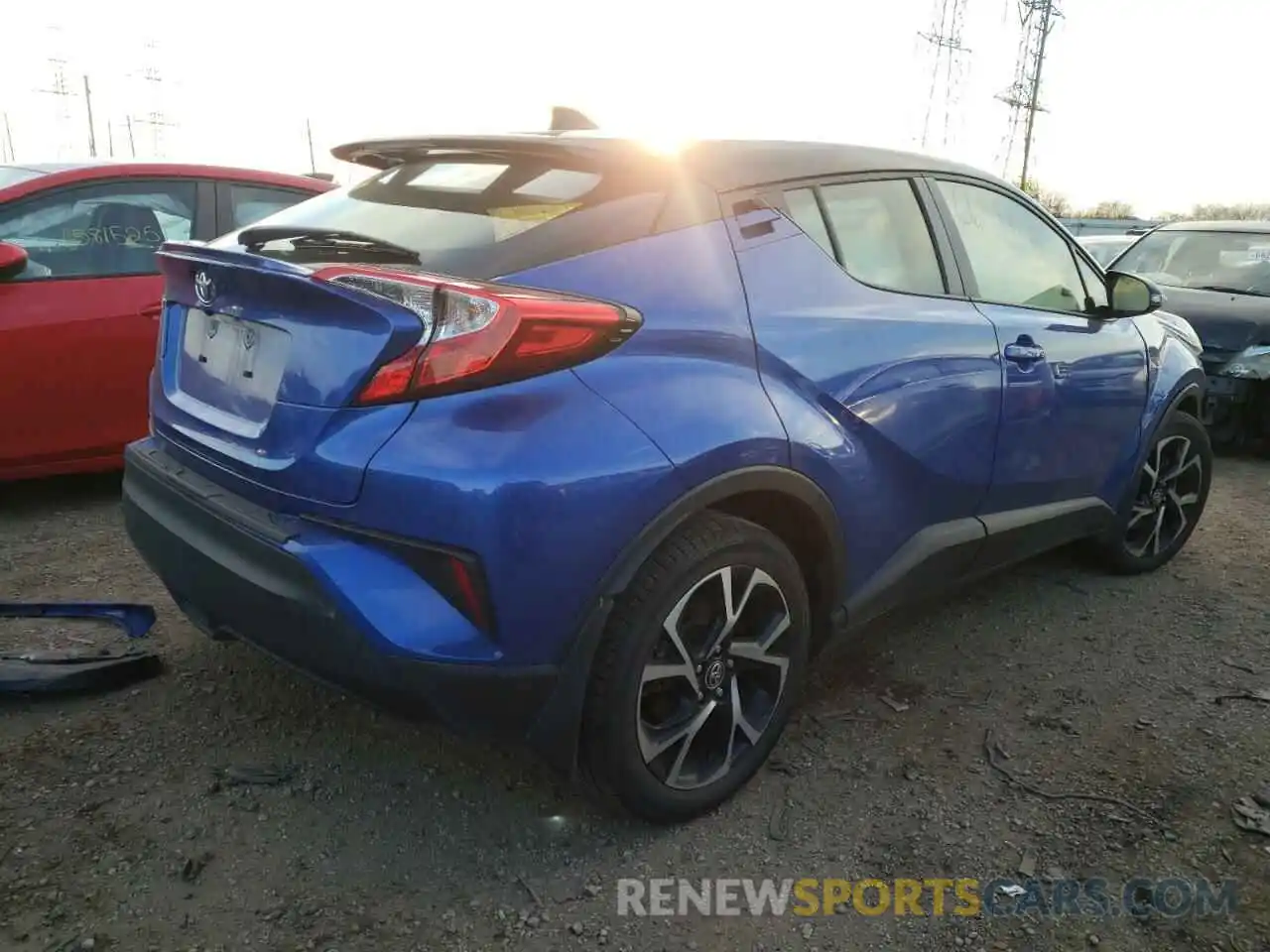 4 Photograph of a damaged car JTNKHMBXXL1063877 TOYOTA C-HR 2020