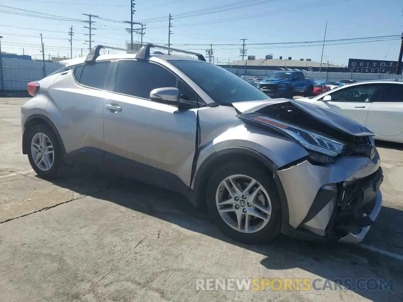 4 Фотография поврежденного автомобиля JTNKHMBXXL1065676 TOYOTA C-HR 2020