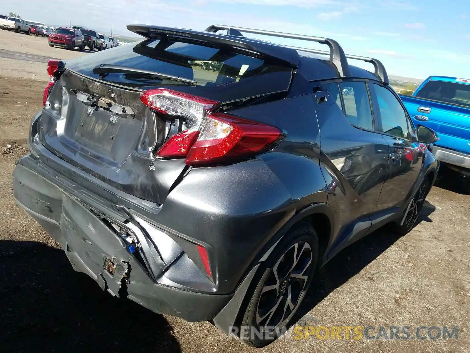 4 Фотография поврежденного автомобиля JTNKHMBXXL1065953 TOYOTA C-HR 2020