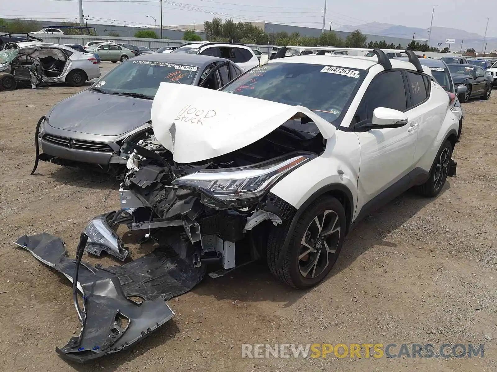 2 Photograph of a damaged car JTNKHMBXXL1066701 TOYOTA C-HR 2020