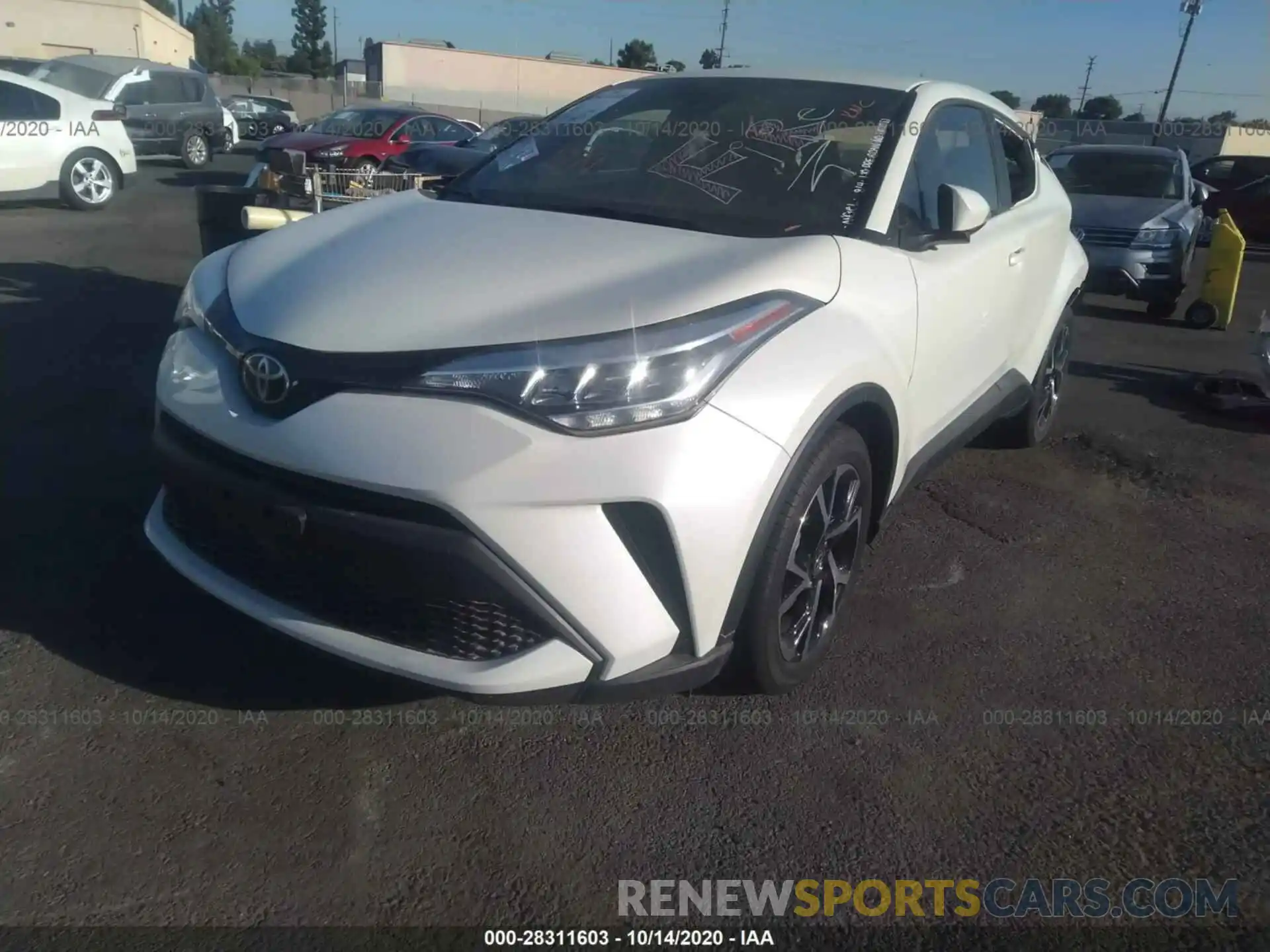 2 Photograph of a damaged car JTNKHMBXXL1067766 TOYOTA C-HR 2020