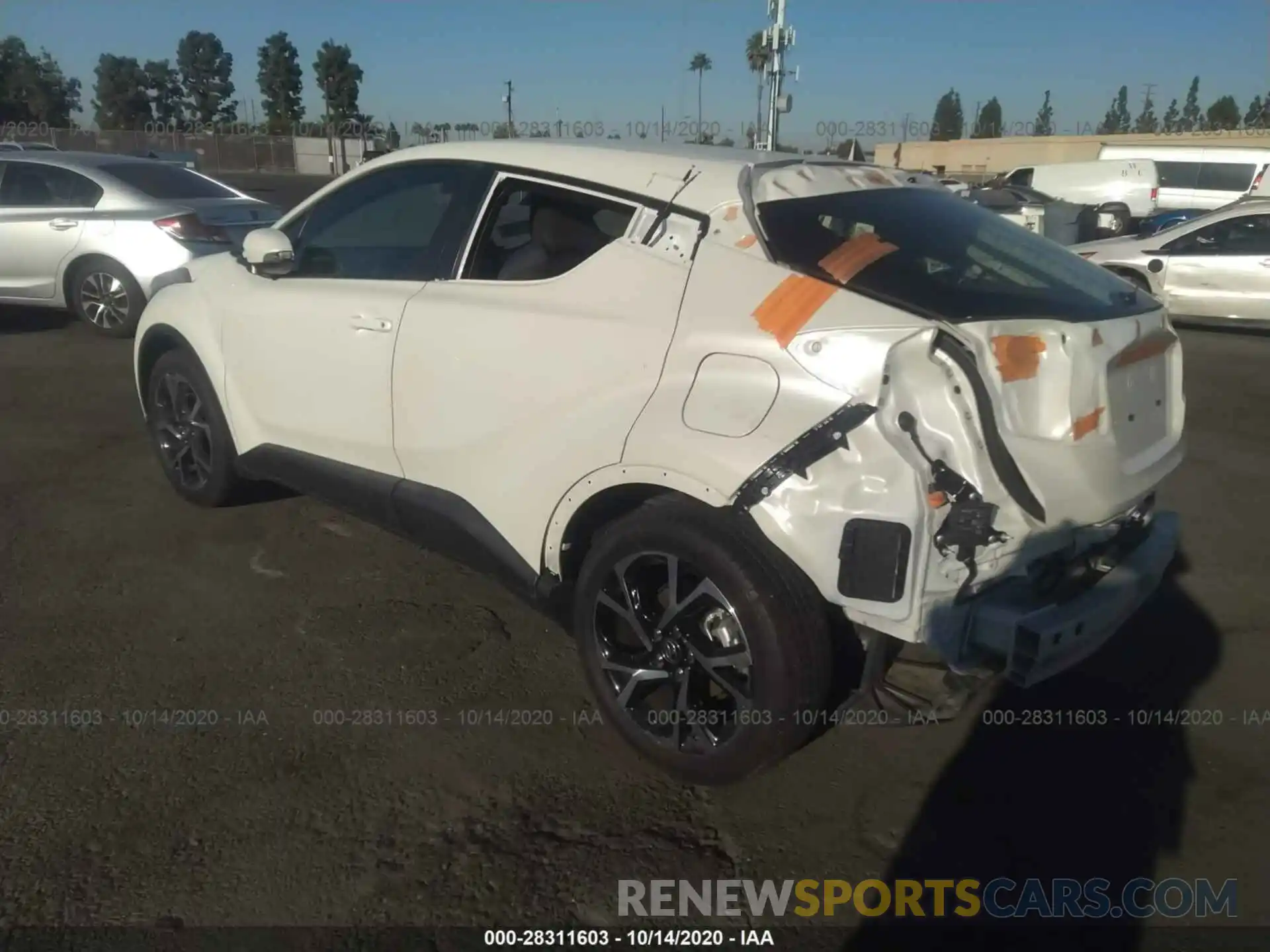 3 Photograph of a damaged car JTNKHMBXXL1067766 TOYOTA C-HR 2020