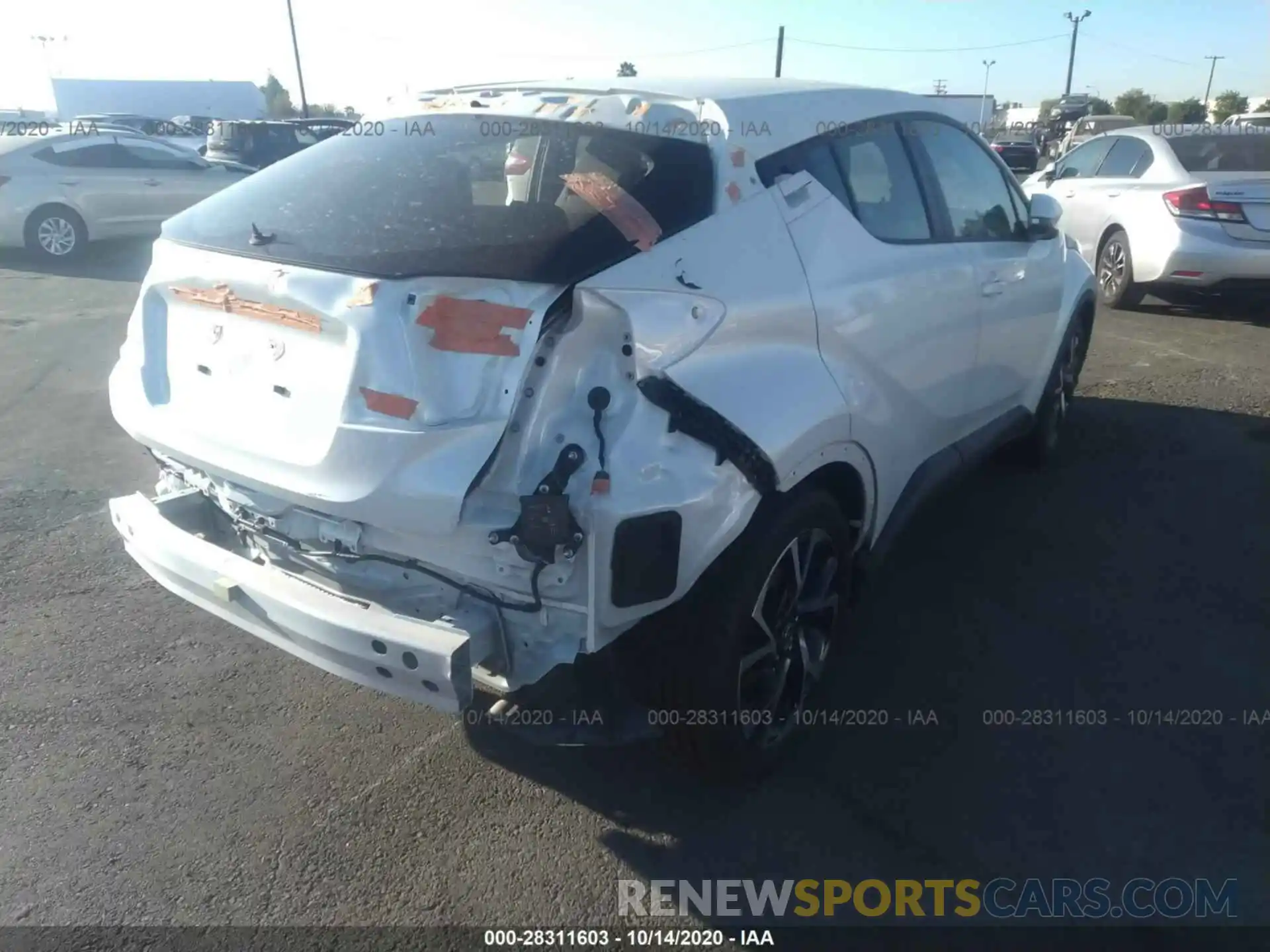 4 Photograph of a damaged car JTNKHMBXXL1067766 TOYOTA C-HR 2020