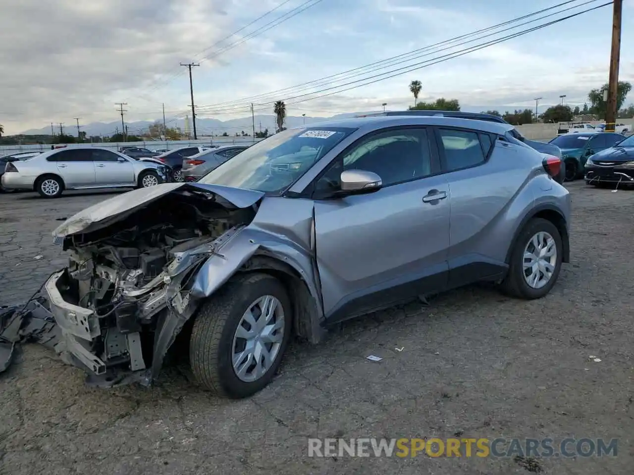 1 Photograph of a damaged car JTNKHMBXXL1068402 TOYOTA C-HR 2020