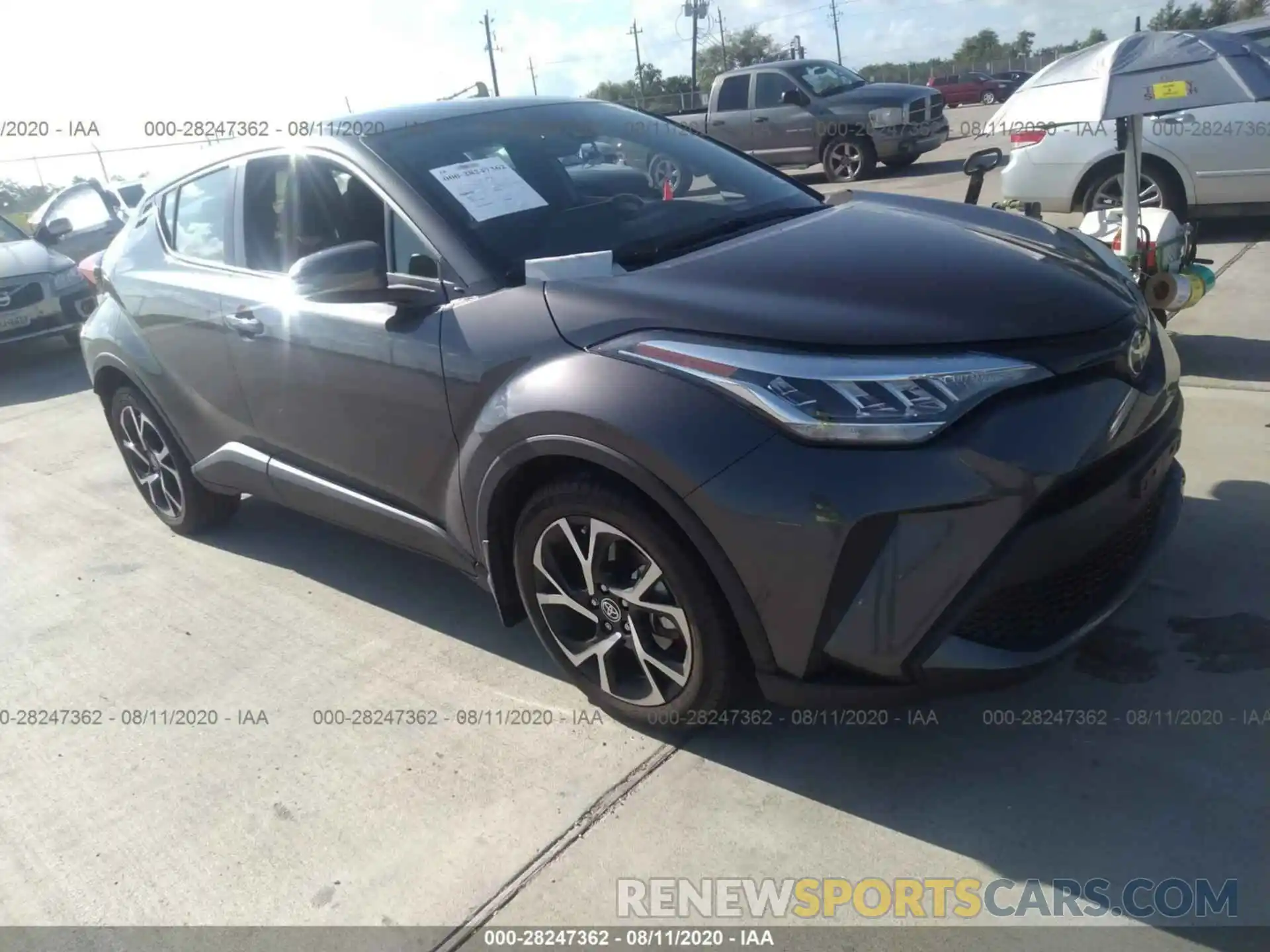 1 Photograph of a damaged car JTNKHMBXXL1068948 TOYOTA C-HR 2020