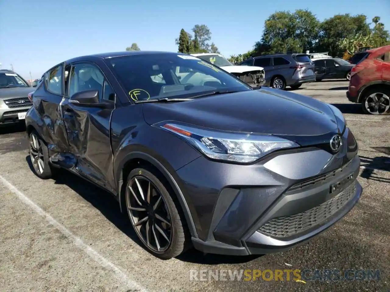 1 Photograph of a damaged car JTNKHMBXXL1069887 TOYOTA C-HR 2020