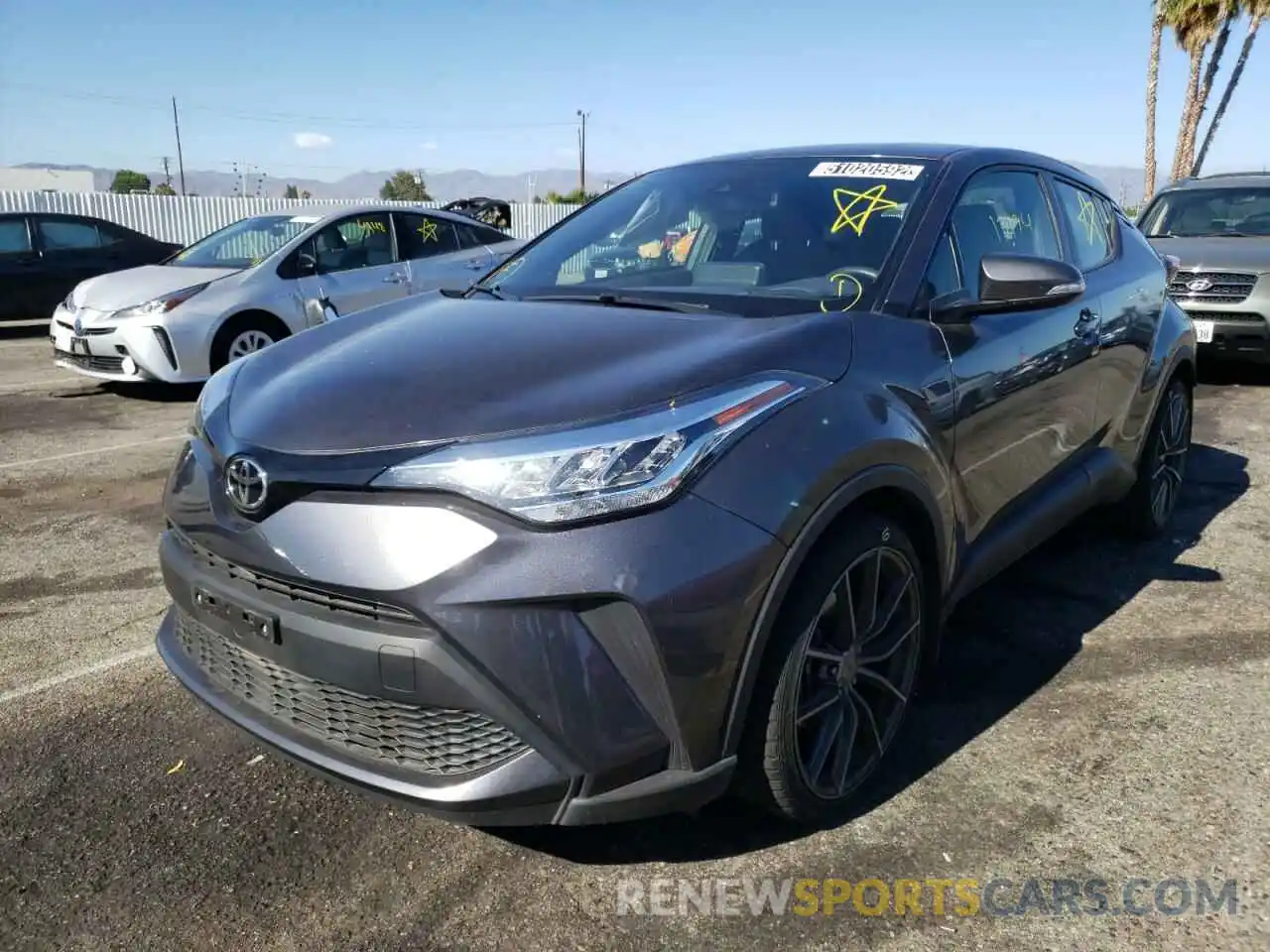 2 Photograph of a damaged car JTNKHMBXXL1069887 TOYOTA C-HR 2020