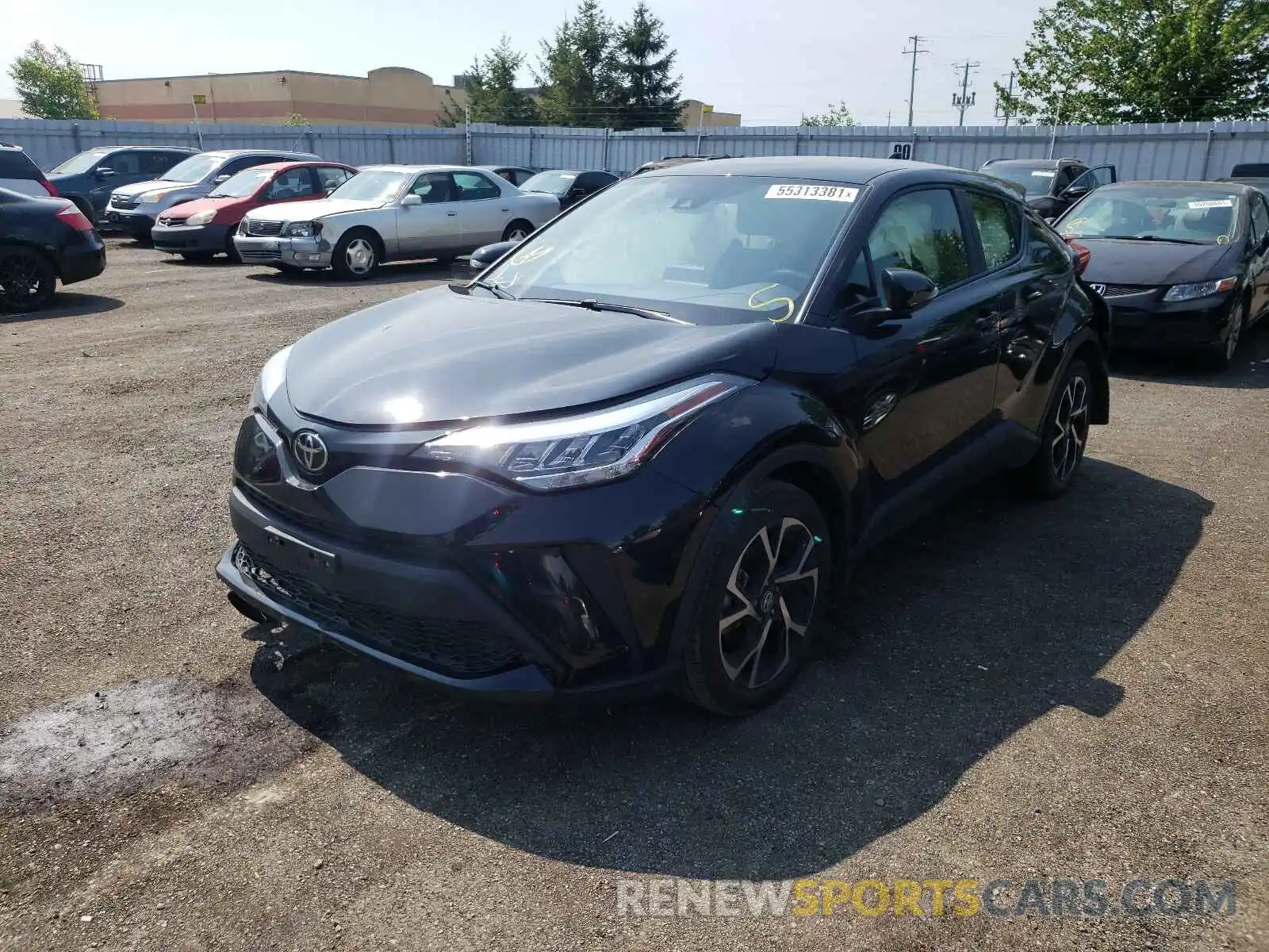 2 Photograph of a damaged car JTNKHMBXXL1070540 TOYOTA C-HR 2020