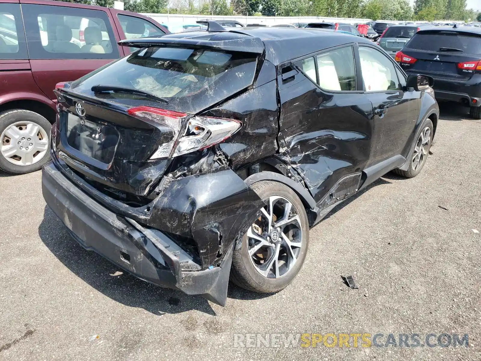 4 Photograph of a damaged car JTNKHMBXXL1070540 TOYOTA C-HR 2020