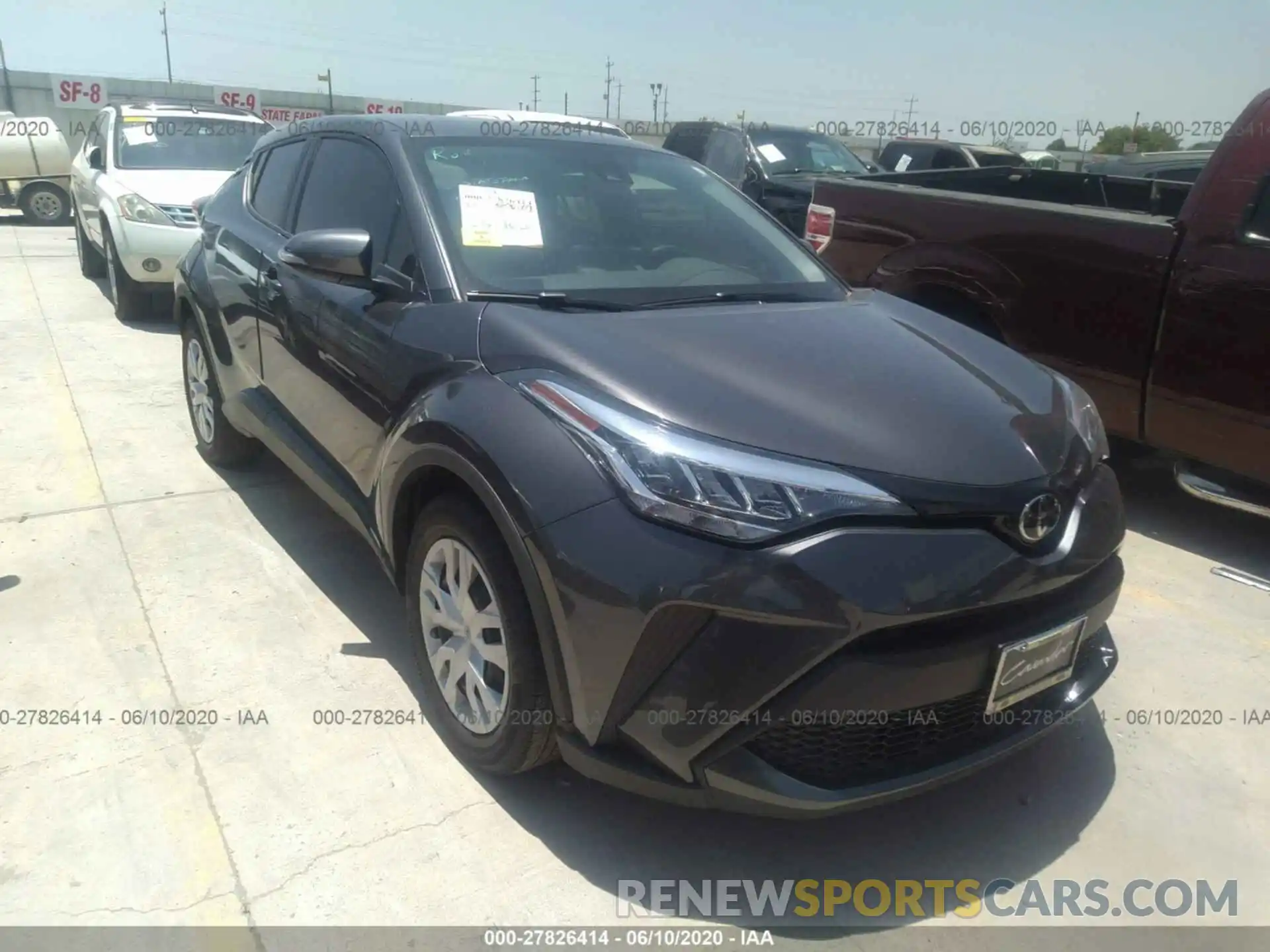 1 Photograph of a damaged car JTNKHMBXXL1071042 TOYOTA C-HR 2020