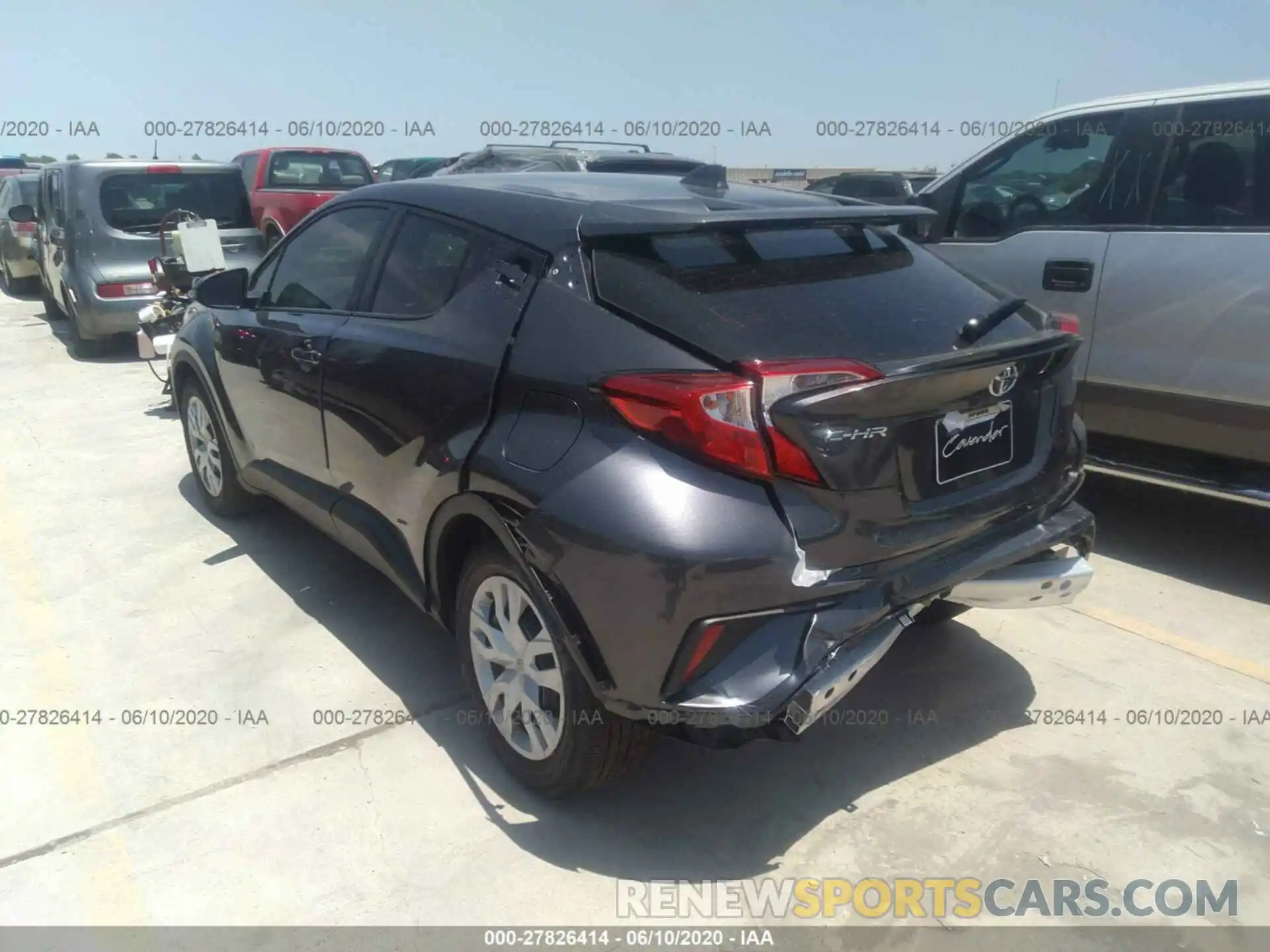 3 Photograph of a damaged car JTNKHMBXXL1071042 TOYOTA C-HR 2020