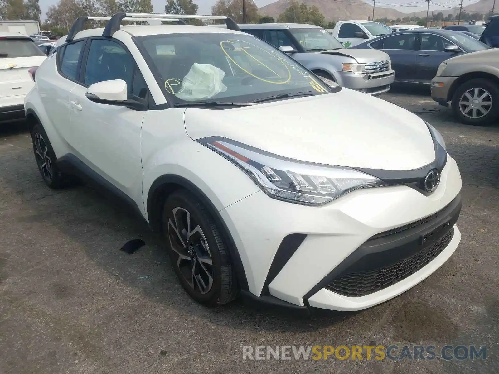 1 Photograph of a damaged car JTNKHMBXXL1071106 TOYOTA C-HR 2020