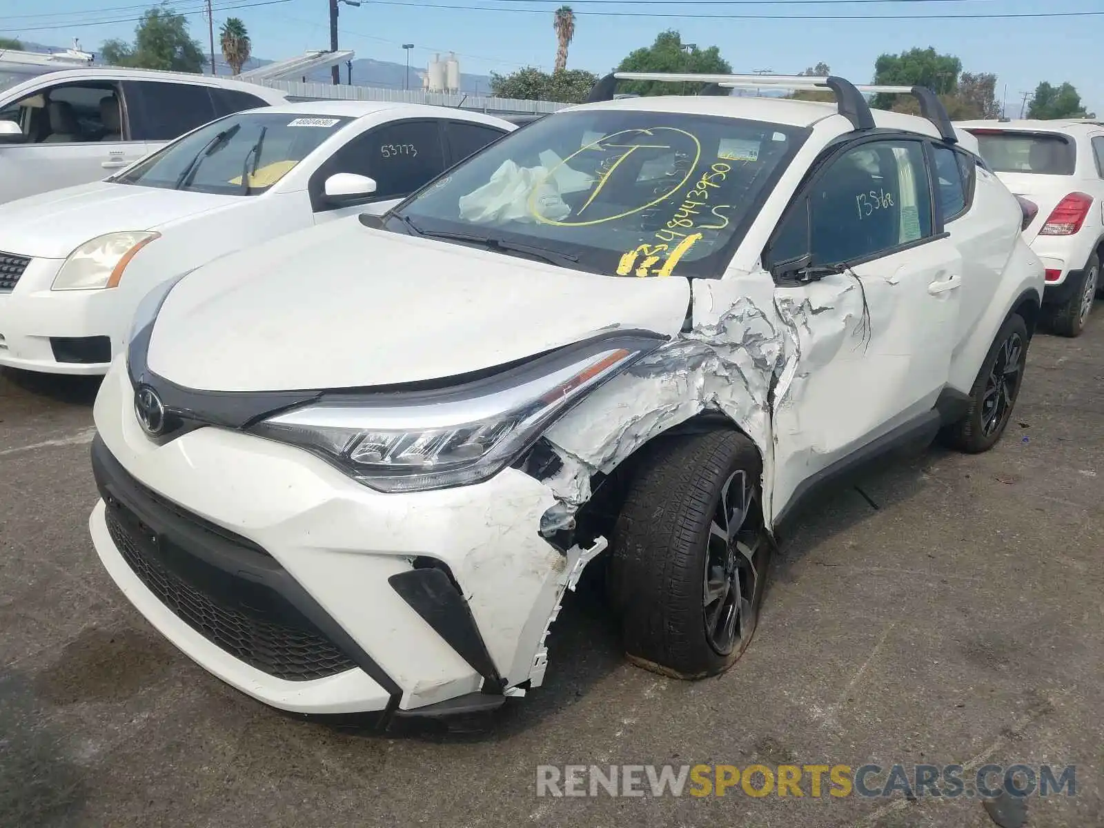 2 Photograph of a damaged car JTNKHMBXXL1071106 TOYOTA C-HR 2020