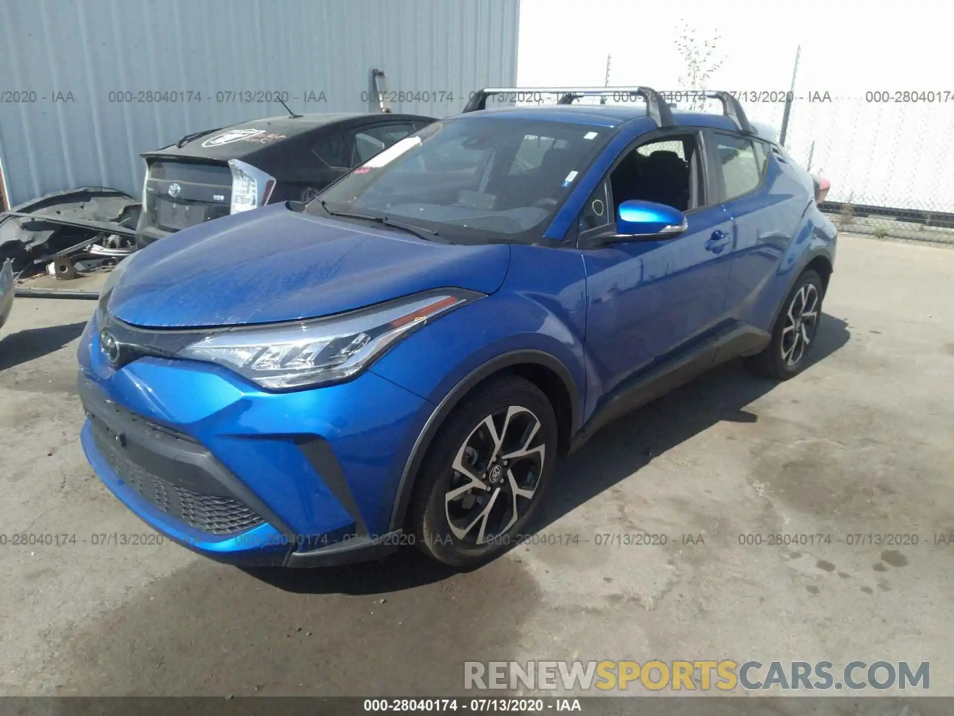 2 Фотография поврежденного автомобиля JTNKHMBXXL1071848 TOYOTA C-HR 2020