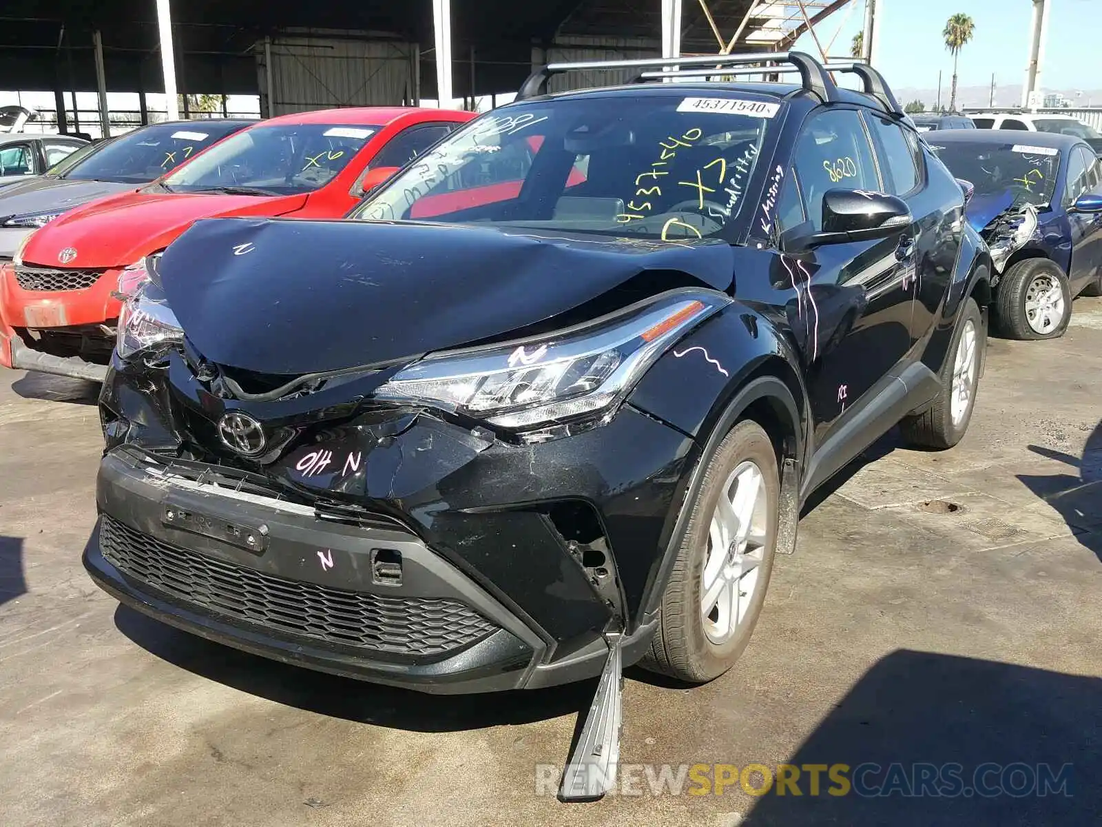 2 Photograph of a damaged car JTNKHMBXXL1073258 TOYOTA C-HR 2020