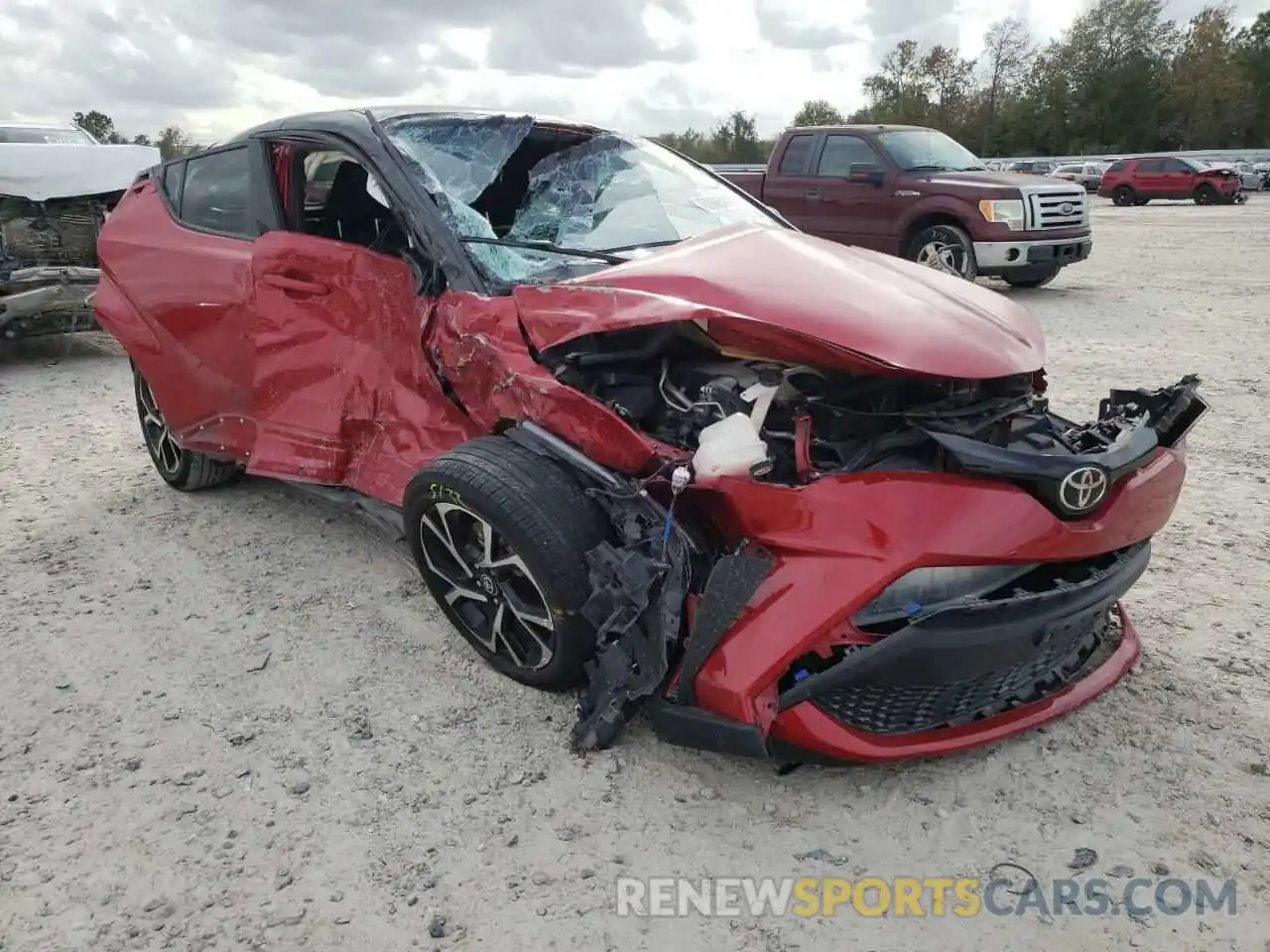 1 Photograph of a damaged car JTNKHMBXXL1073342 TOYOTA C-HR 2020