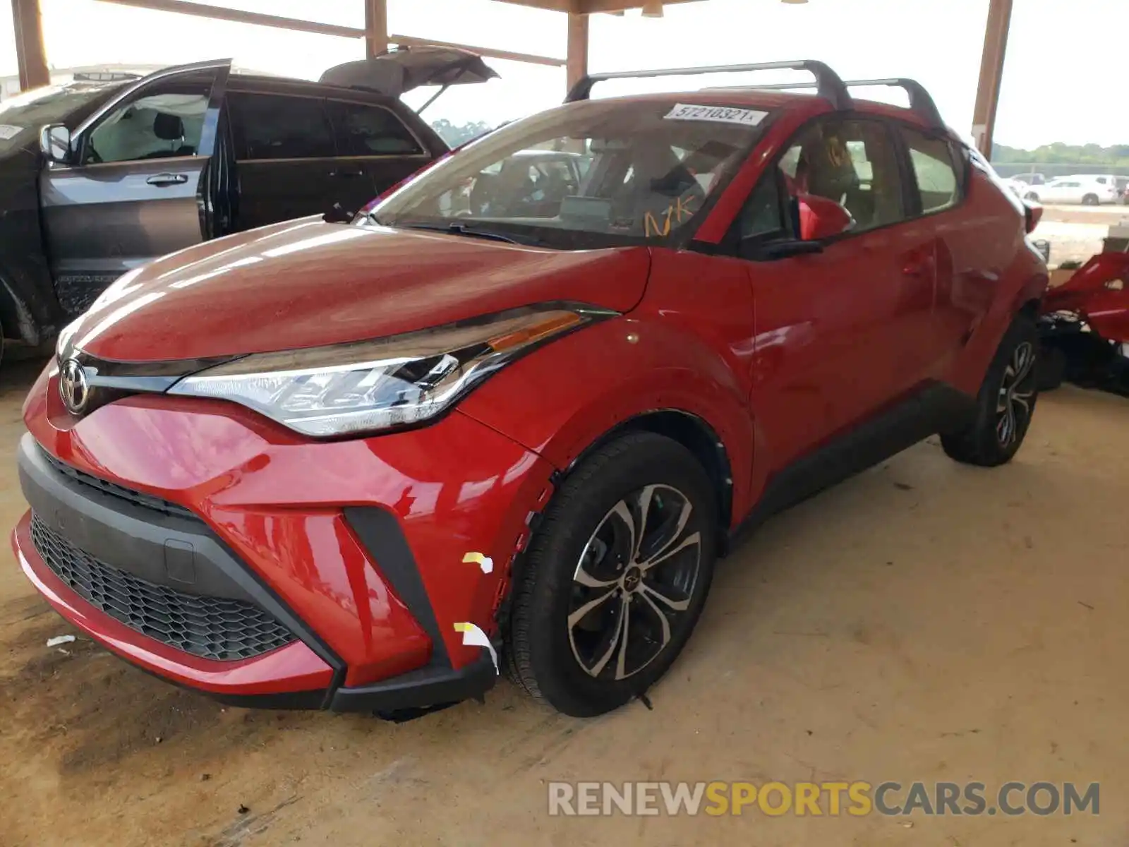 2 Photograph of a damaged car JTNKHMBXXL1073762 TOYOTA C-HR 2020