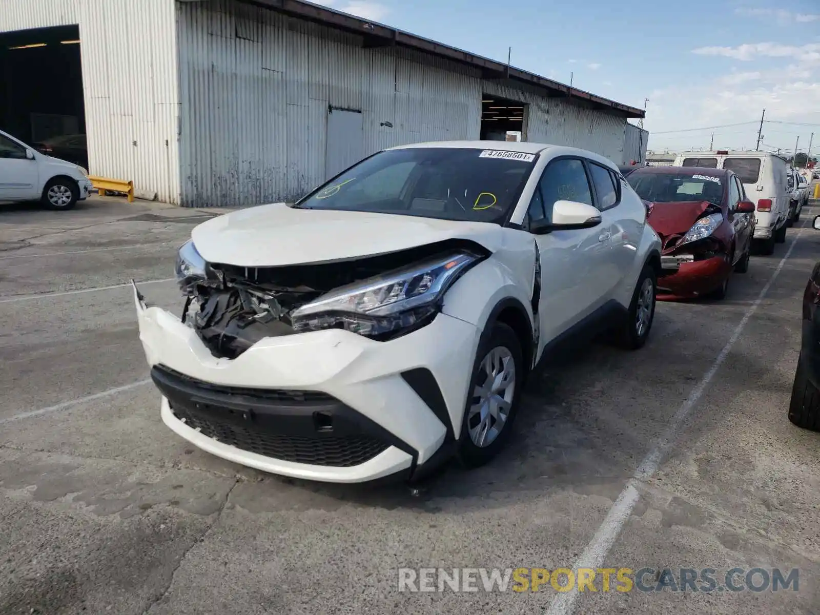 1 Photograph of a damaged car JTNKHMBXXL1074720 TOYOTA C-HR 2020