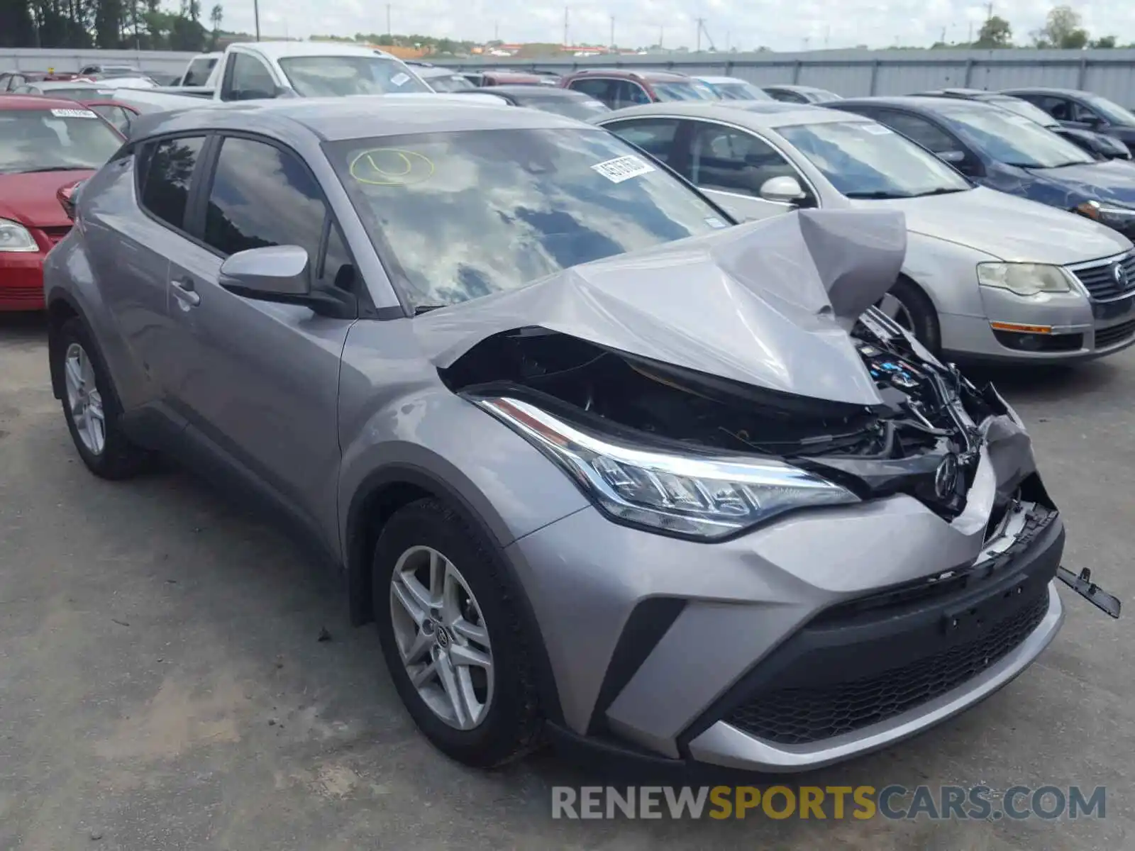 1 Photograph of a damaged car JTNKHMBXXL1074944 TOYOTA C-HR 2020