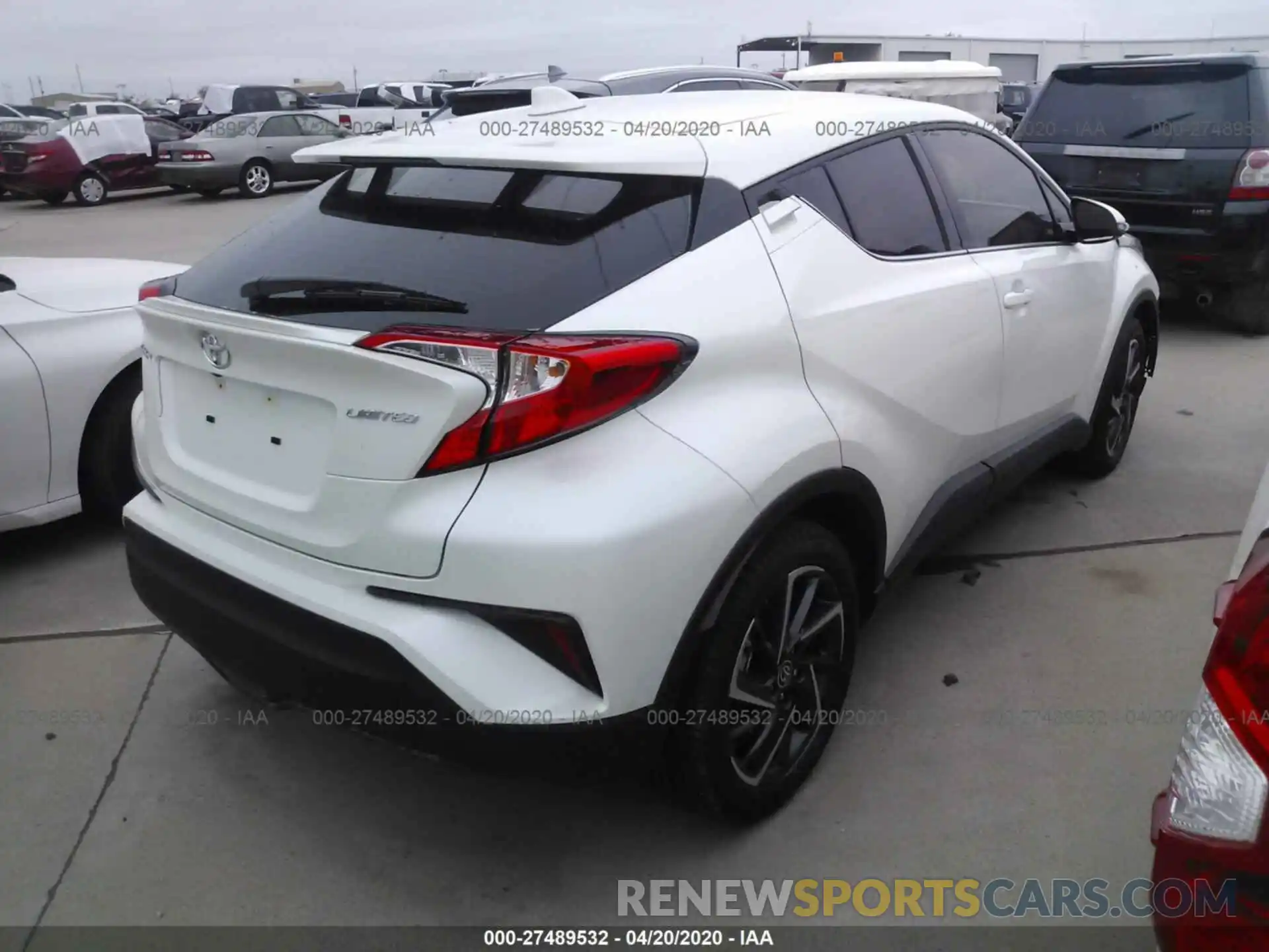 4 Photograph of a damaged car JTNKHMBXXL1075320 TOYOTA C-HR 2020