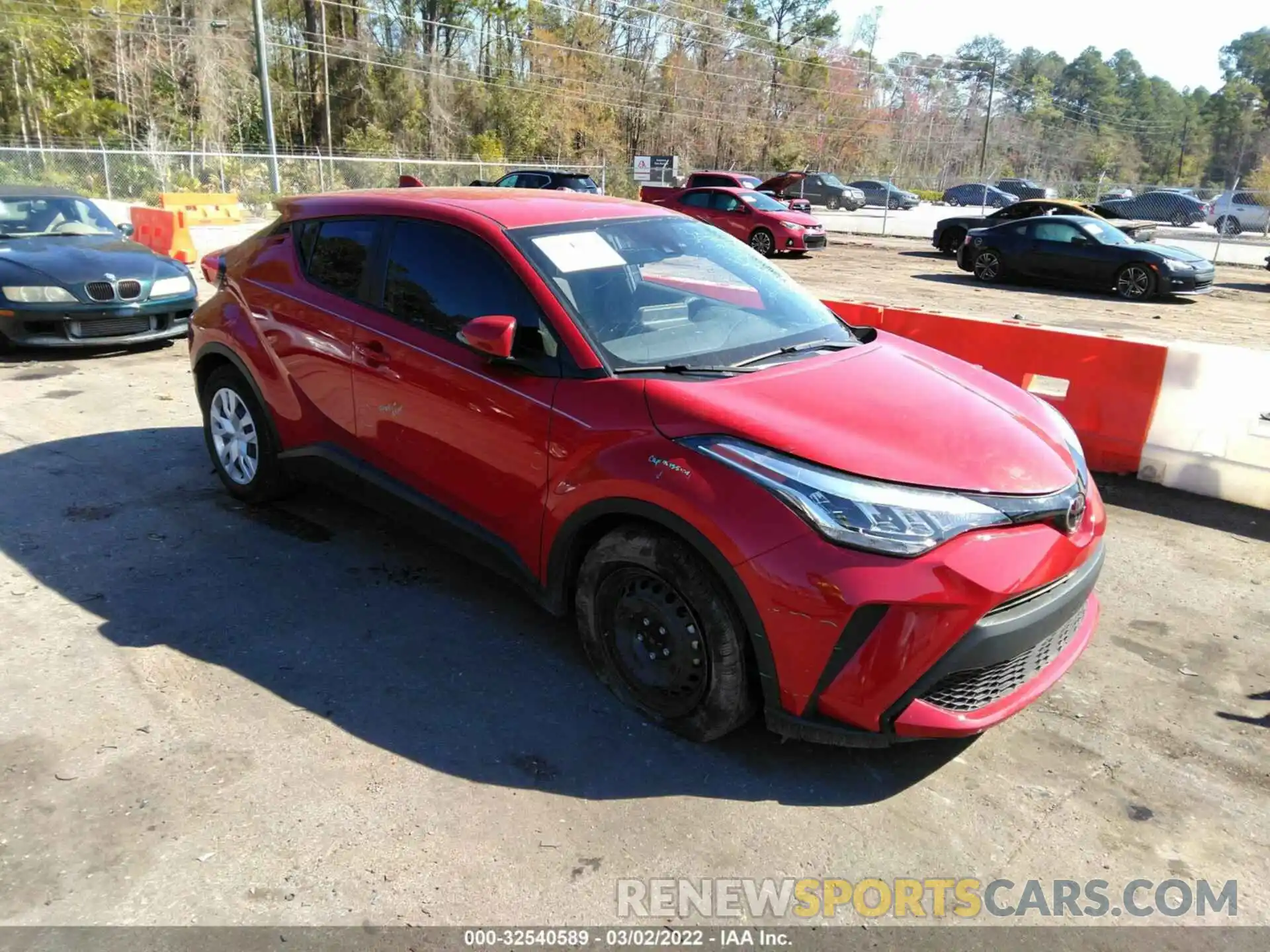 1 Фотография поврежденного автомобиля JTNKHMBXXL1076743 TOYOTA C-HR 2020