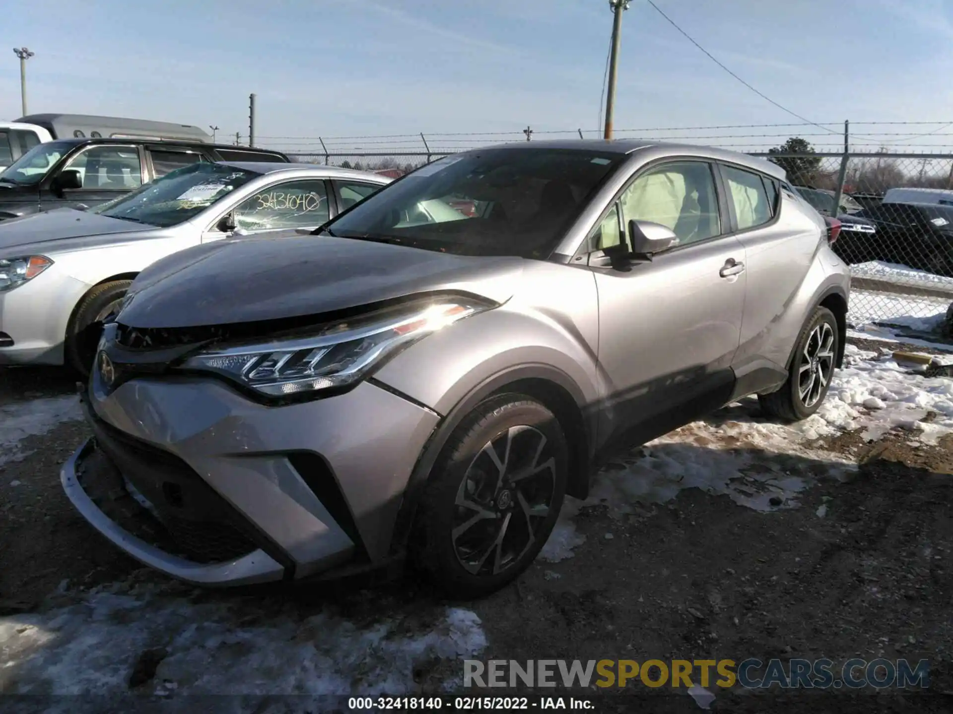 2 Фотография поврежденного автомобиля JTNKHMBXXL1080002 TOYOTA C-HR 2020