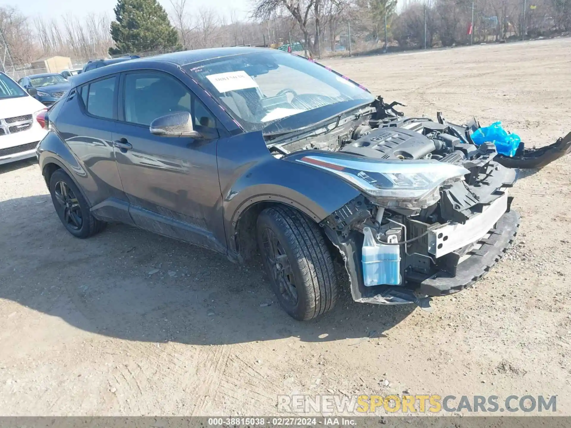 1 Photograph of a damaged car JTNKHMBXXL1080274 TOYOTA C-HR 2020