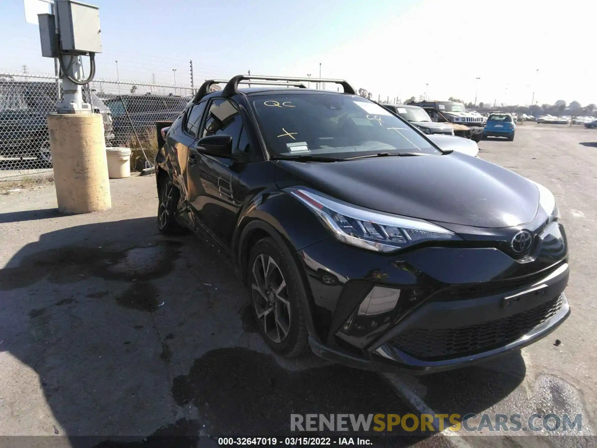 1 Photograph of a damaged car JTNKHMBXXL1080999 TOYOTA C-HR 2020