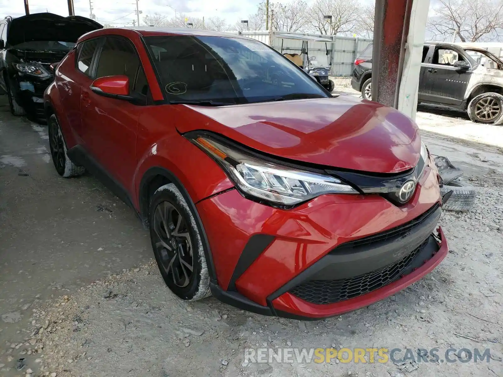 1 Photograph of a damaged car JTNKHMBXXL1084907 TOYOTA C-HR 2020