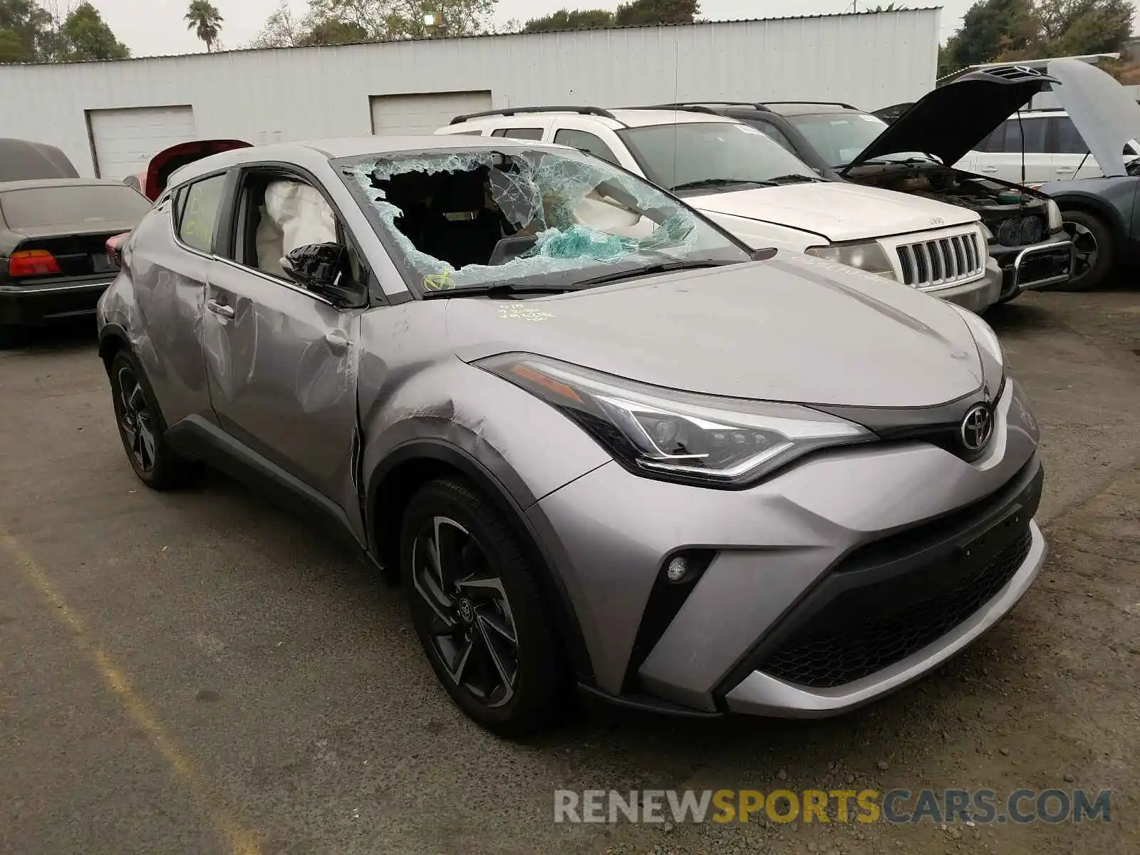 1 Photograph of a damaged car JTNKHMBXXL1086298 TOYOTA C-HR 2020