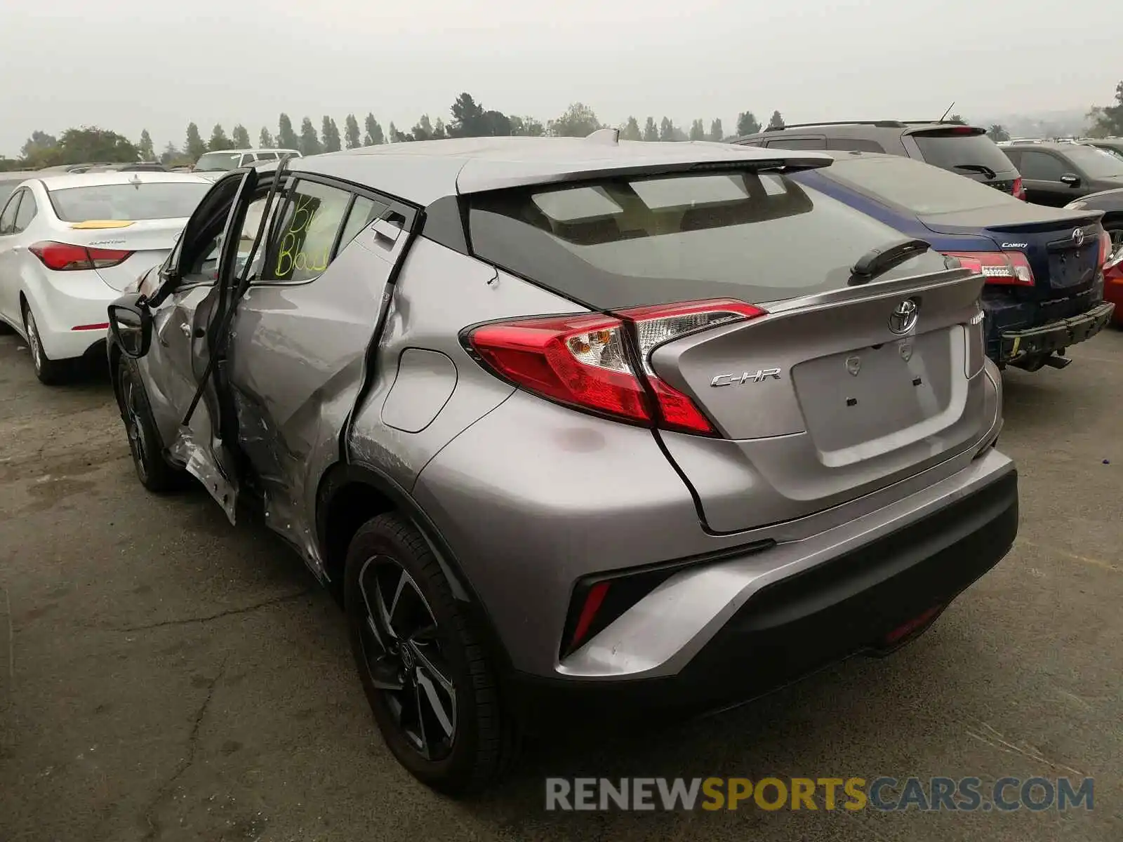 3 Photograph of a damaged car JTNKHMBXXL1086298 TOYOTA C-HR 2020