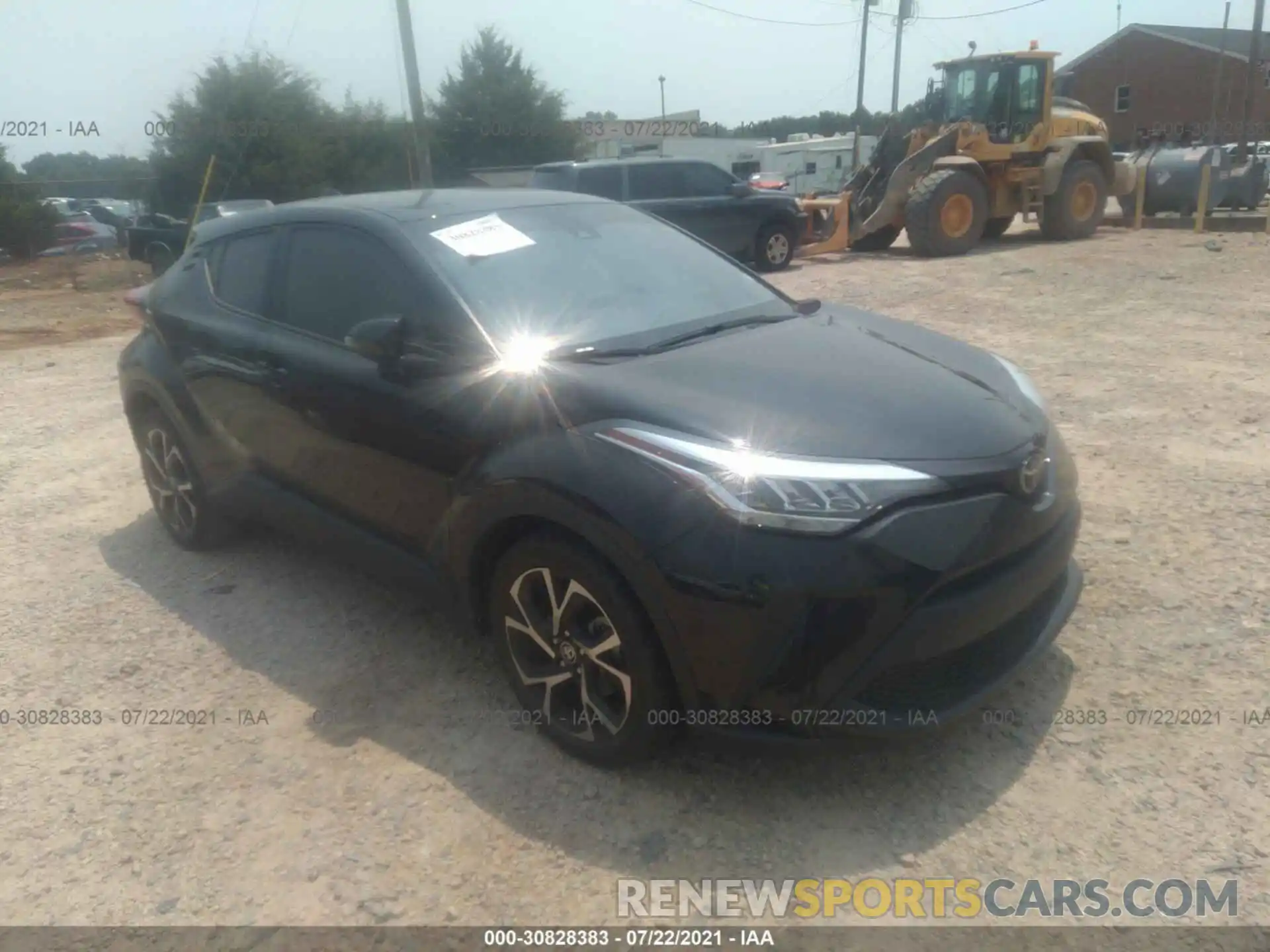 1 Photograph of a damaged car JTNKHMBXXL1086804 TOYOTA C-HR 2020