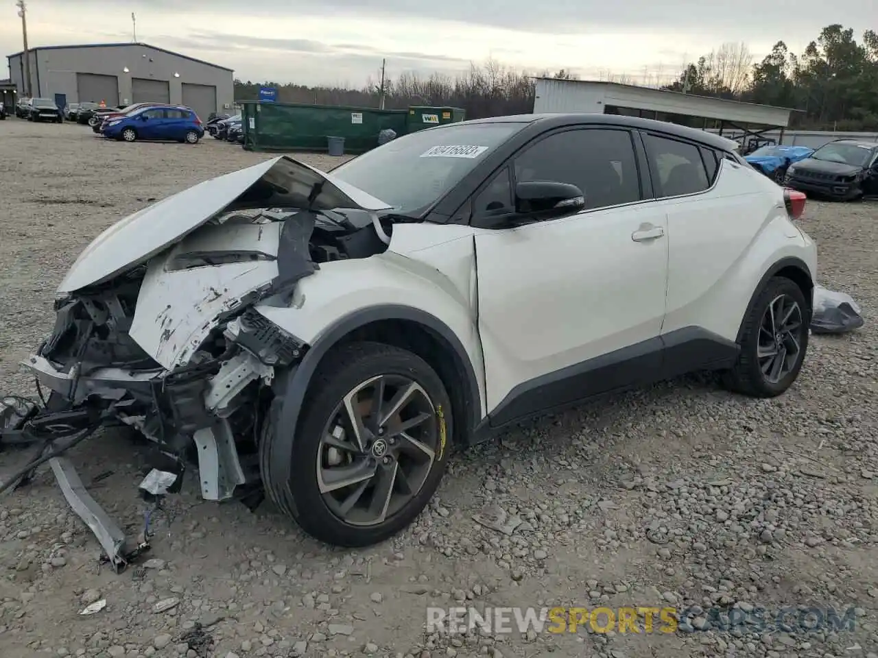 1 Photograph of a damaged car JTNKHMBXXL1087242 TOYOTA C-HR 2020