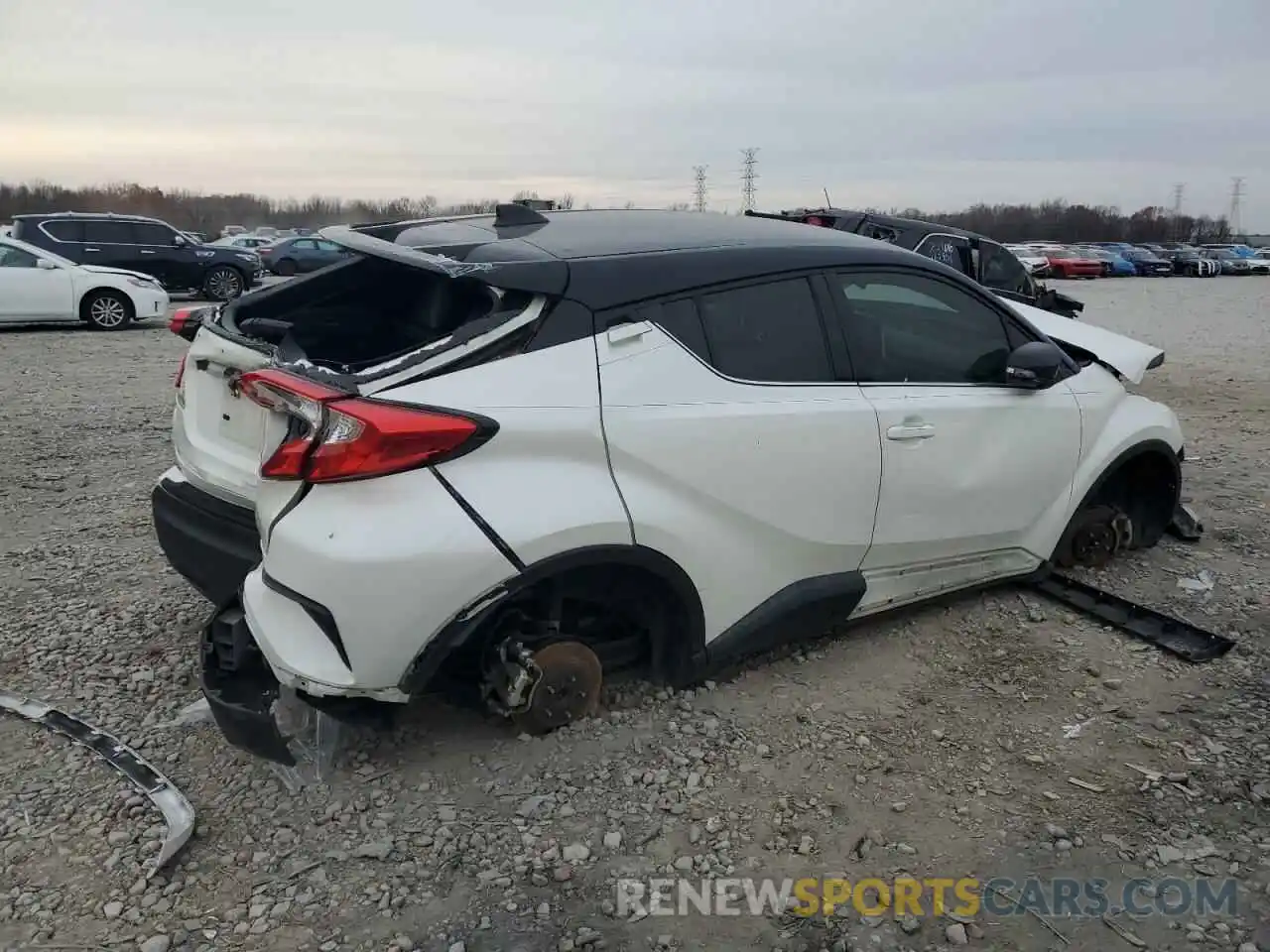 3 Photograph of a damaged car JTNKHMBXXL1087242 TOYOTA C-HR 2020