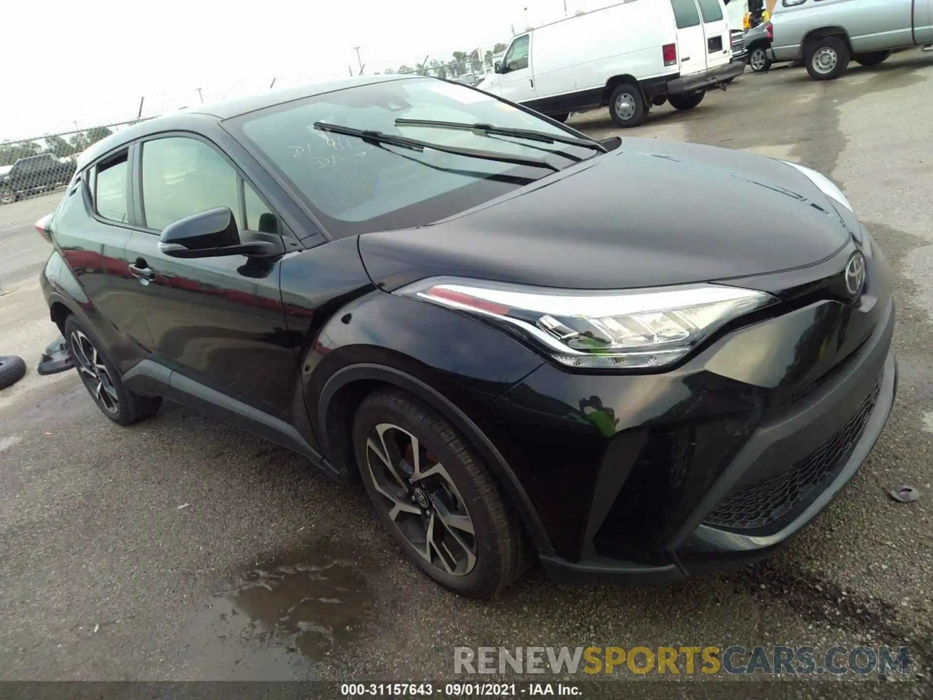 1 Photograph of a damaged car JTNKHMBXXL1087497 TOYOTA C-HR 2020